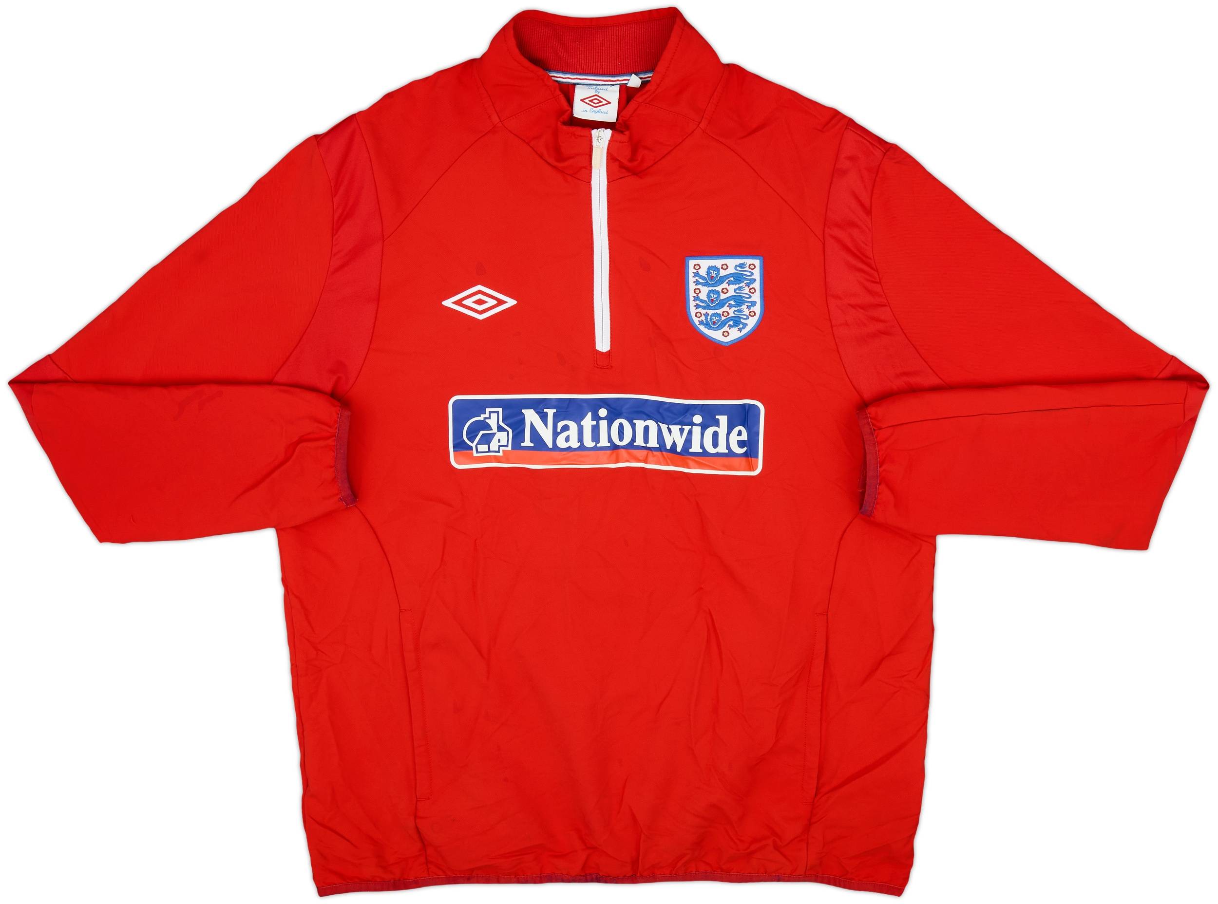 ウェア UMBRO England CAMPBELL football shirts Vintage 90s UMBRO England T-shirt / Rare Football Training T