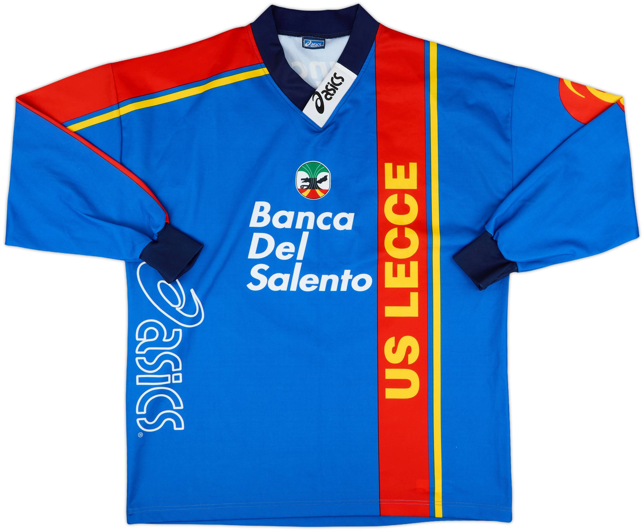 ウェア Asics Lecce L/S  05/06 #8 Dalla Bona 2005 2006 lecce asics home jersey