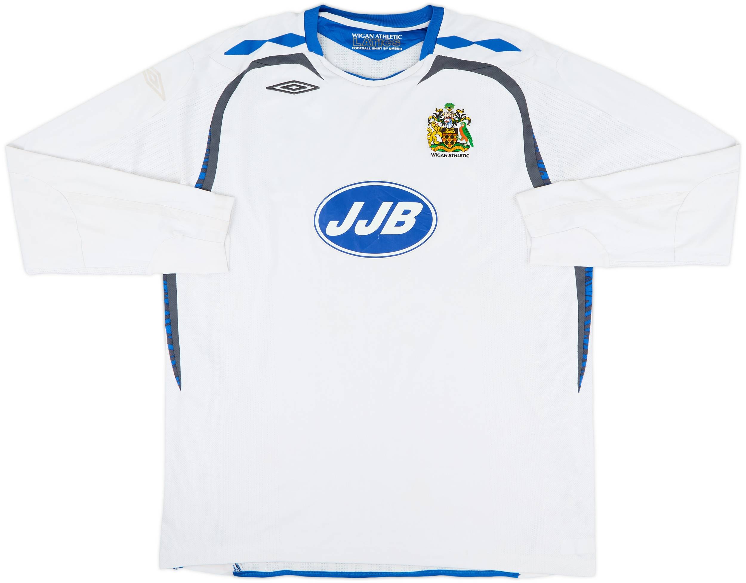 2007-08 Wigan Away L/S Shirt - 7/10 - (XXL)