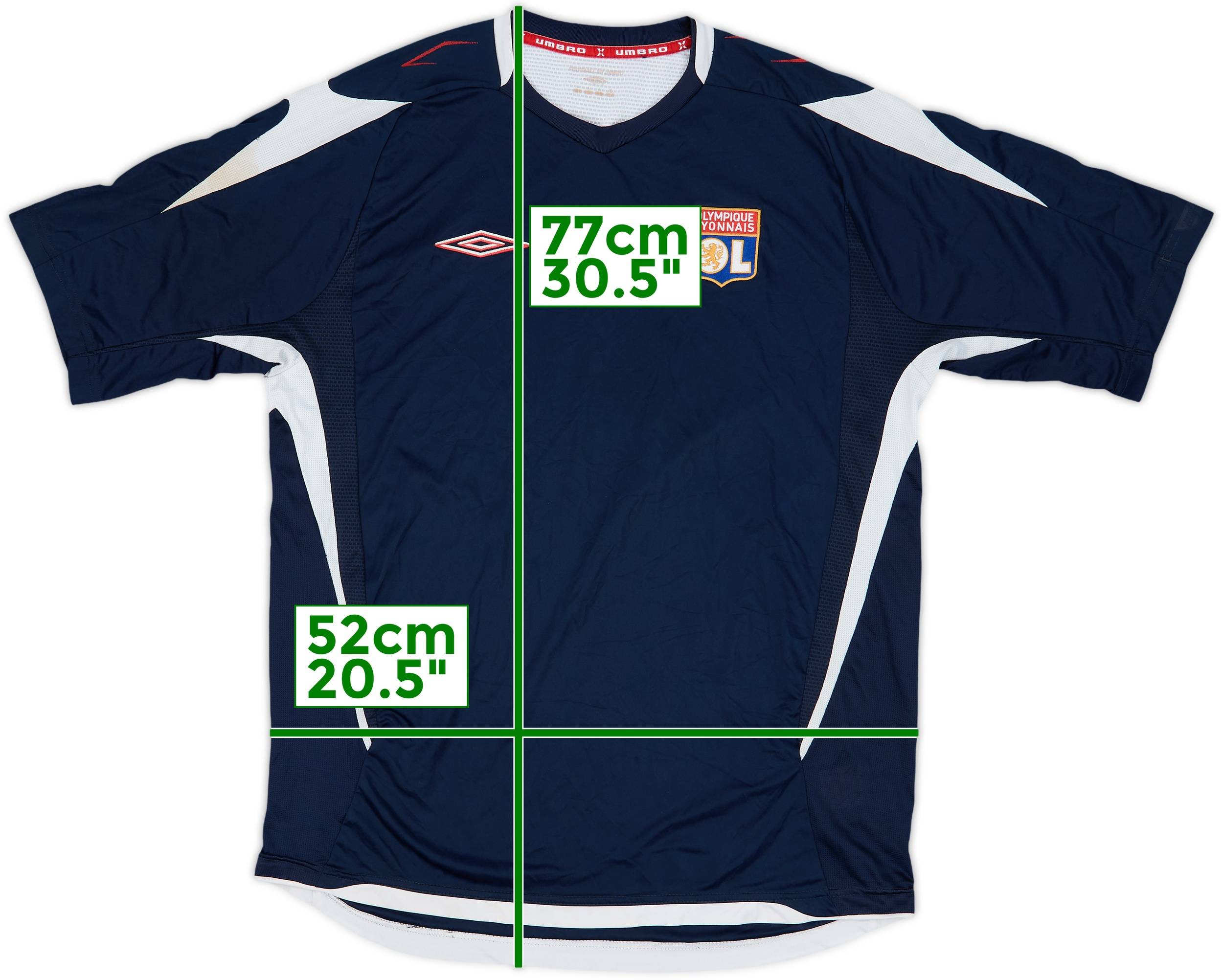 2006-07 Lyon Umbro Training Shirt - 4/10 - (M)