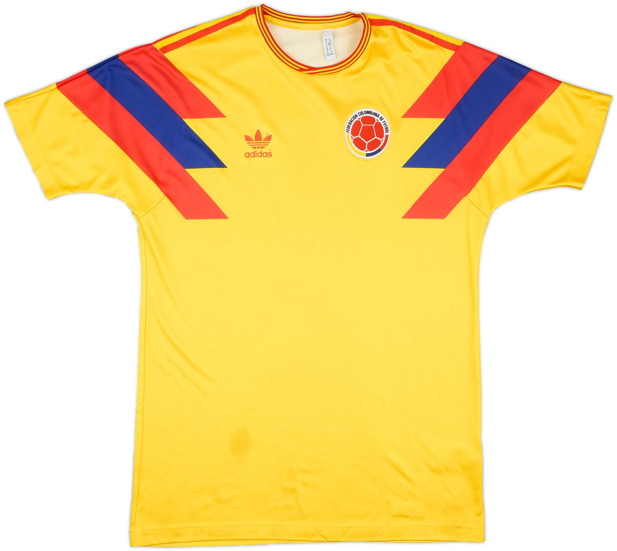 2018 Colombia '1990' Retro Home Shirt #10 - 6/10 - (M)