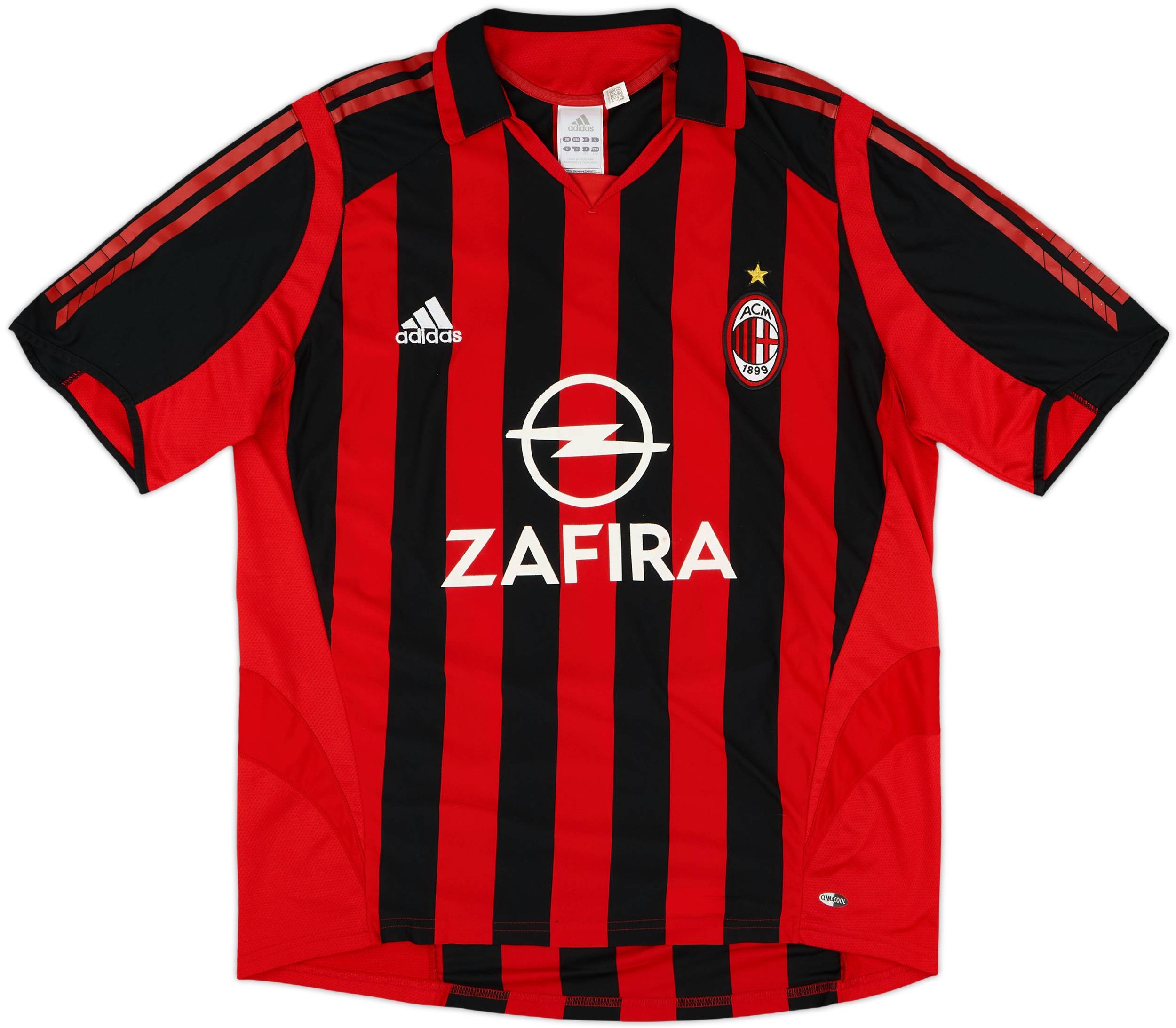 2005-06 AC Milan Home Shirt Kaka #22 - 8/10 - (L)