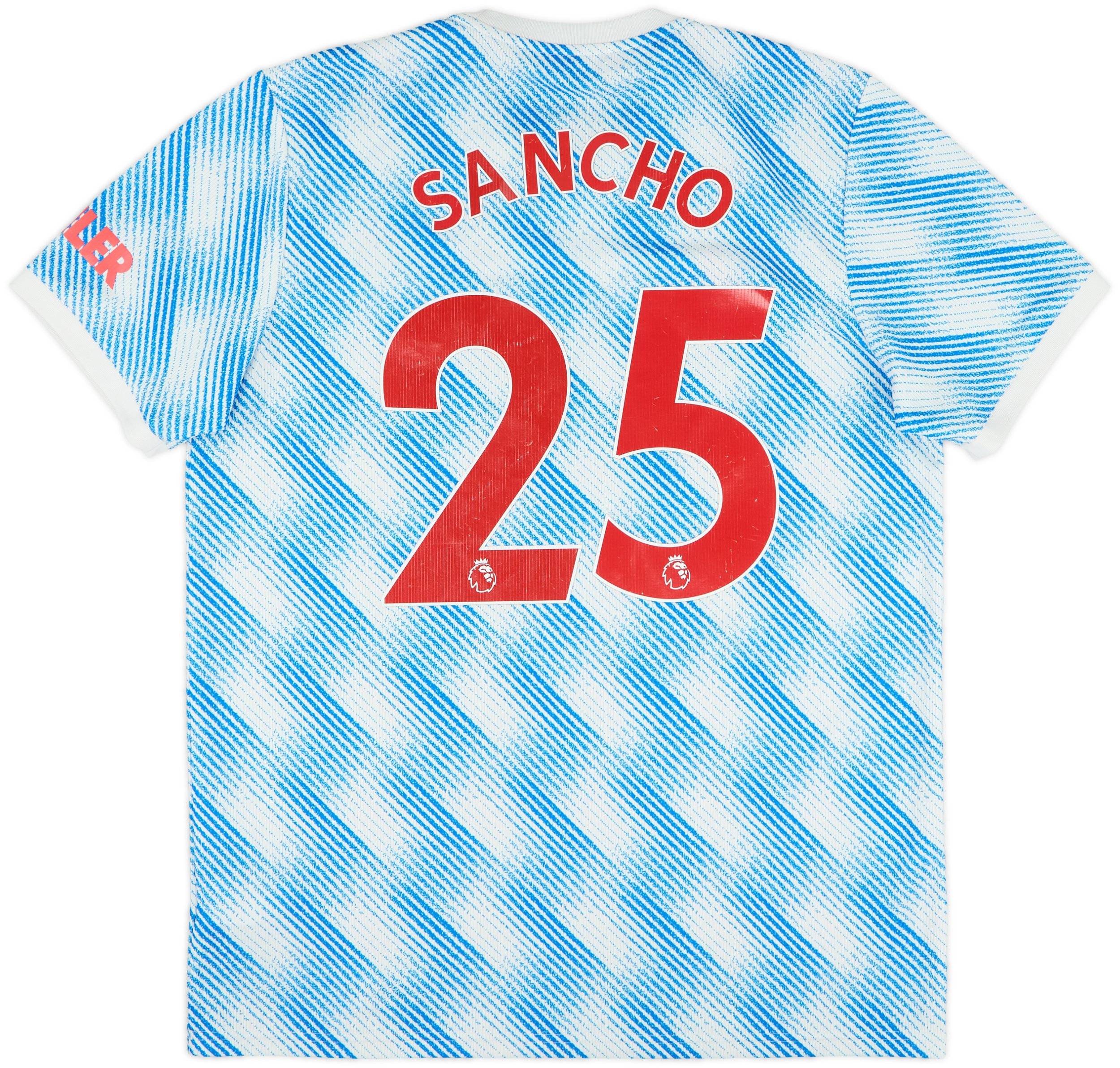 Manchester United SANCHO 25 ユニフォーム 2021-22 Manchester United Authentic Home Shirt Sancho #25