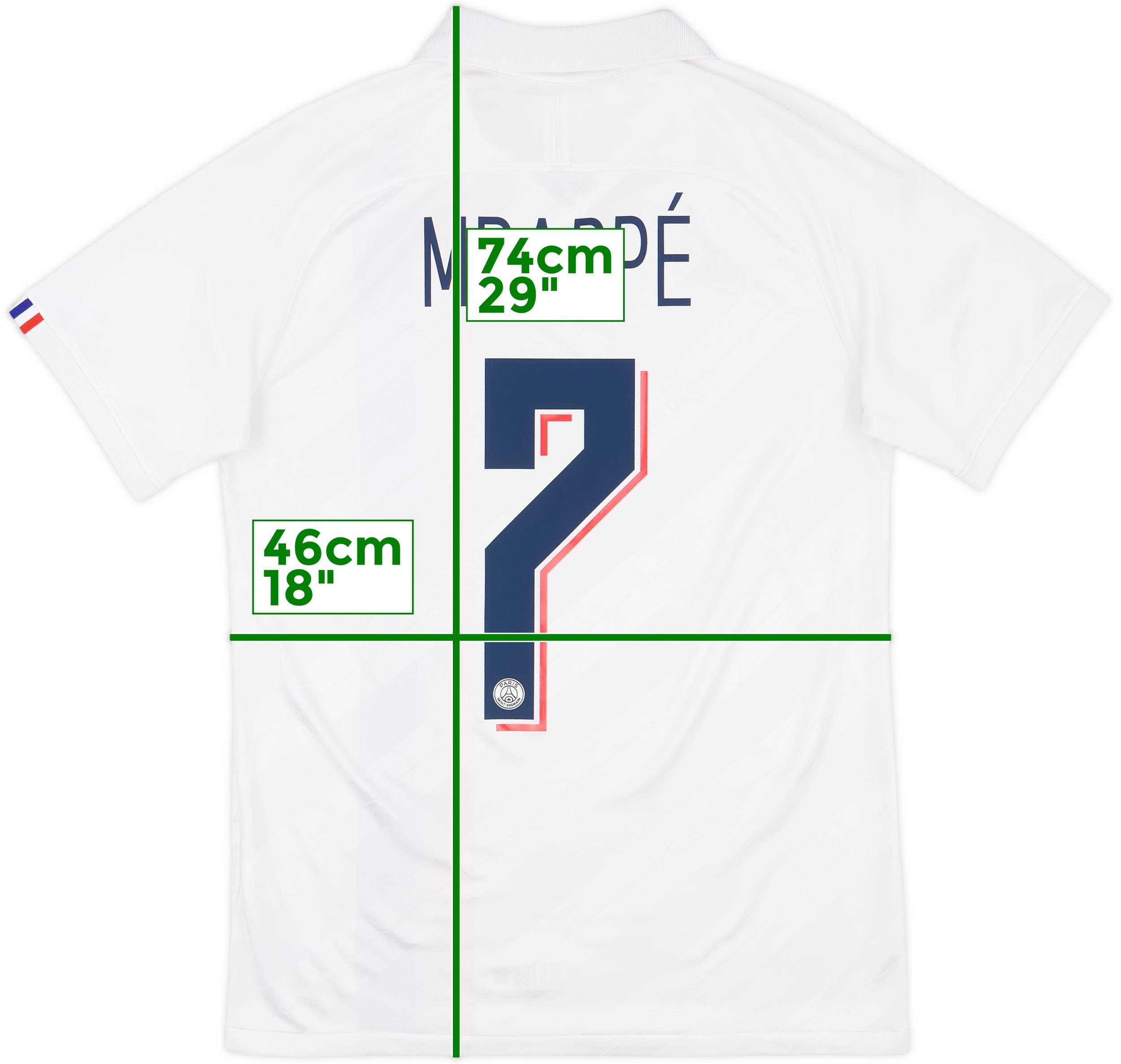 2019-20 Paris Saint-Germain Third Shirt Mbappe #7 - 9/10 - (S)