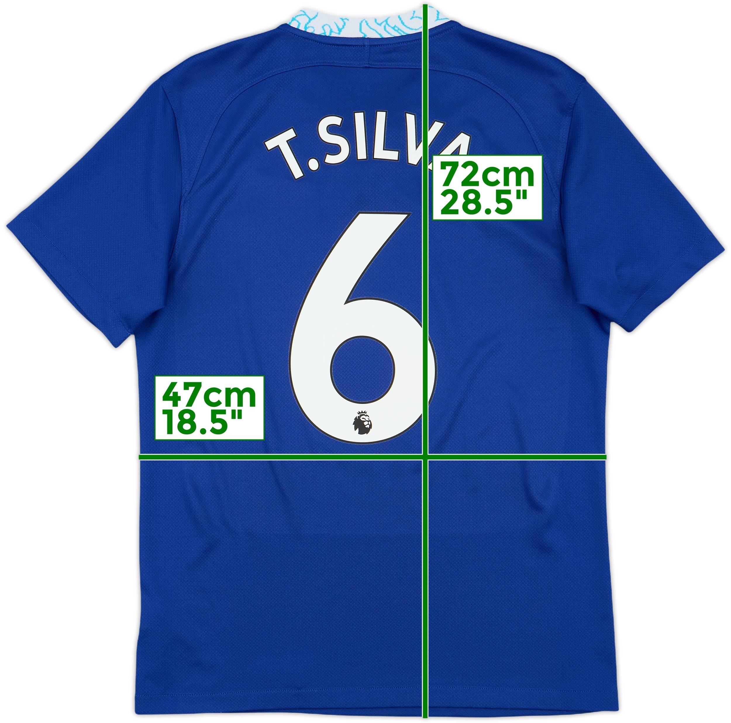 2022-23 Chelsea Home Shirt T.Silva #6 - 10/10 - (S)