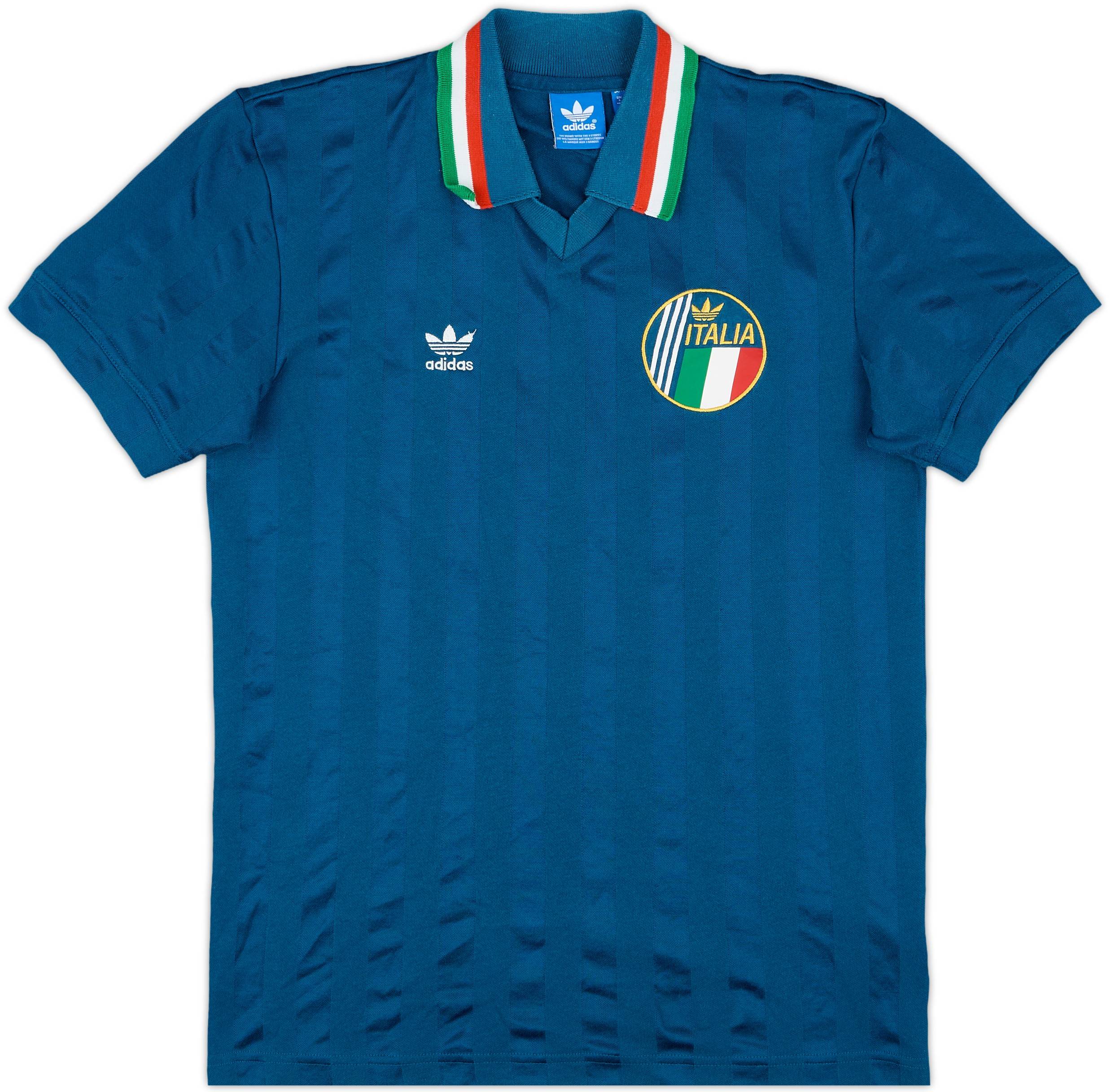 2013 Italy '1990' adidas Retro Home Shirt - 7/10 - (S)