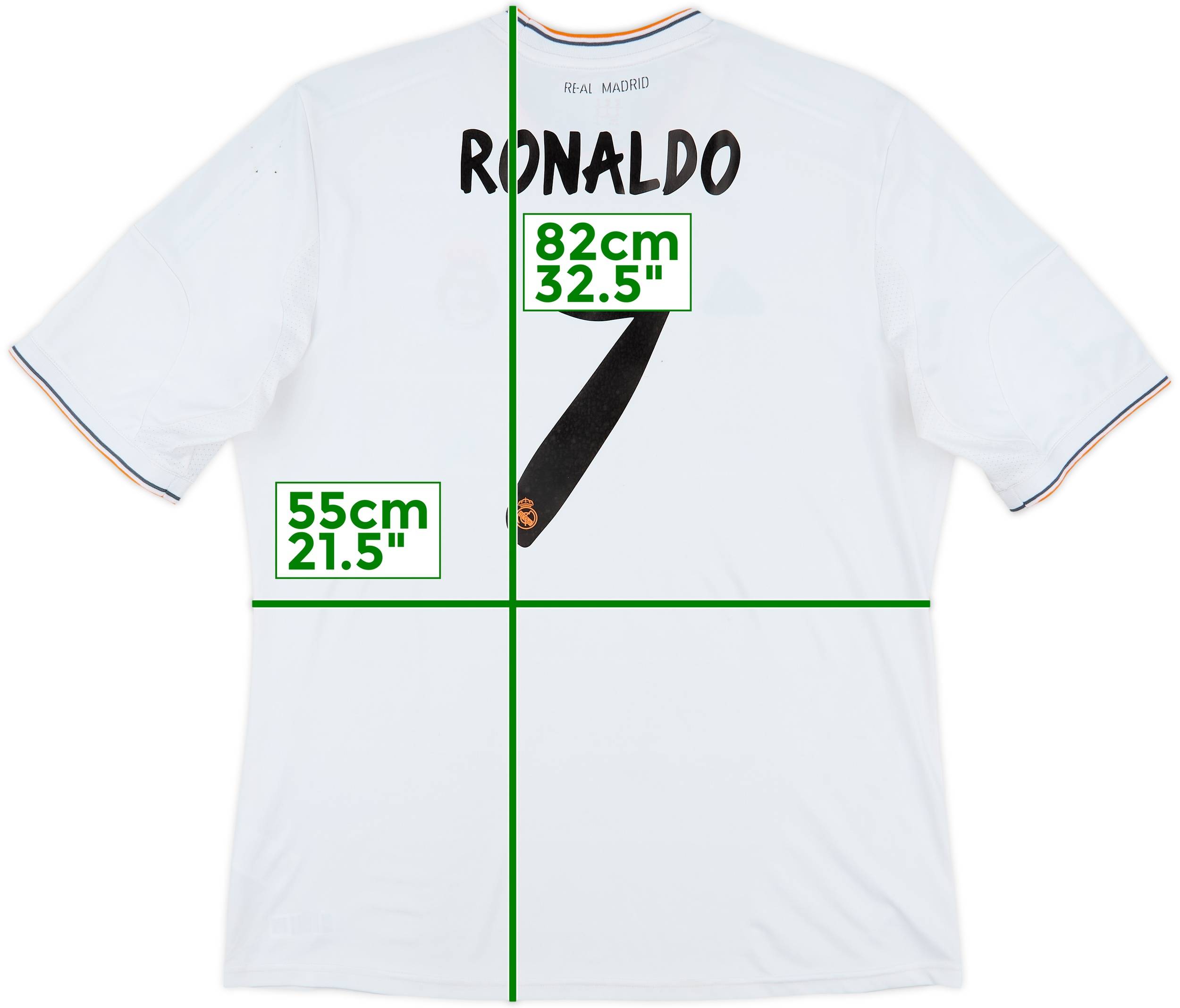 2013-14 Real Madrid Home Shirt Ronaldo #7 - 6/10 - (XL)