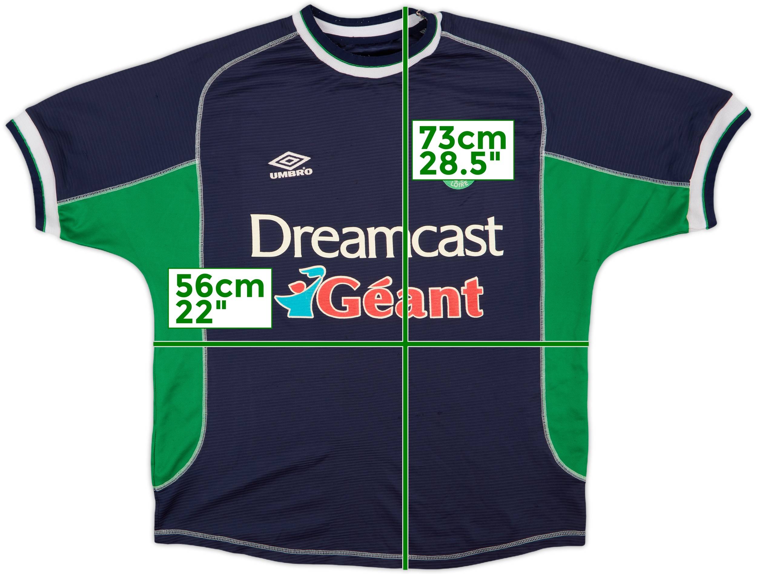2000-01 Saint Etienne Away Shirt - 6/10 - (L)