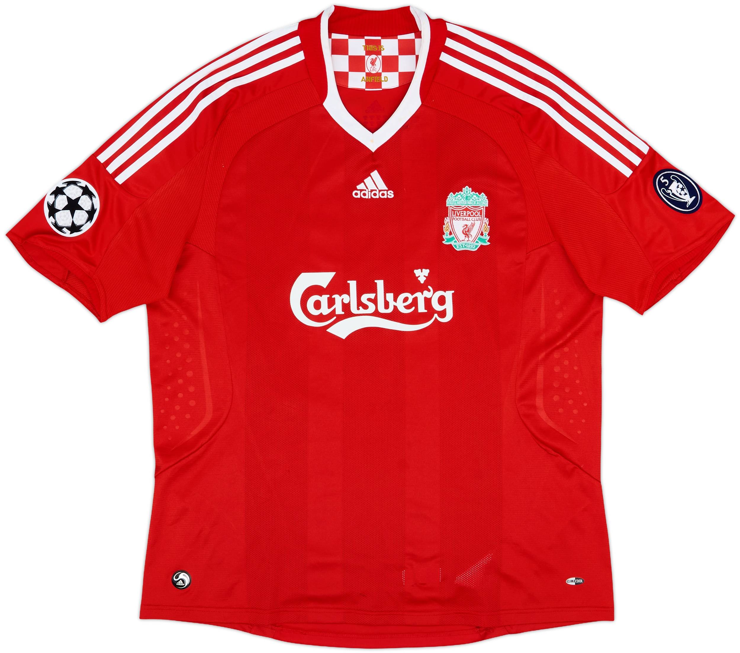 2008-10 Liverpool Home Shirt Torres #9 - 7/10 - (XL)