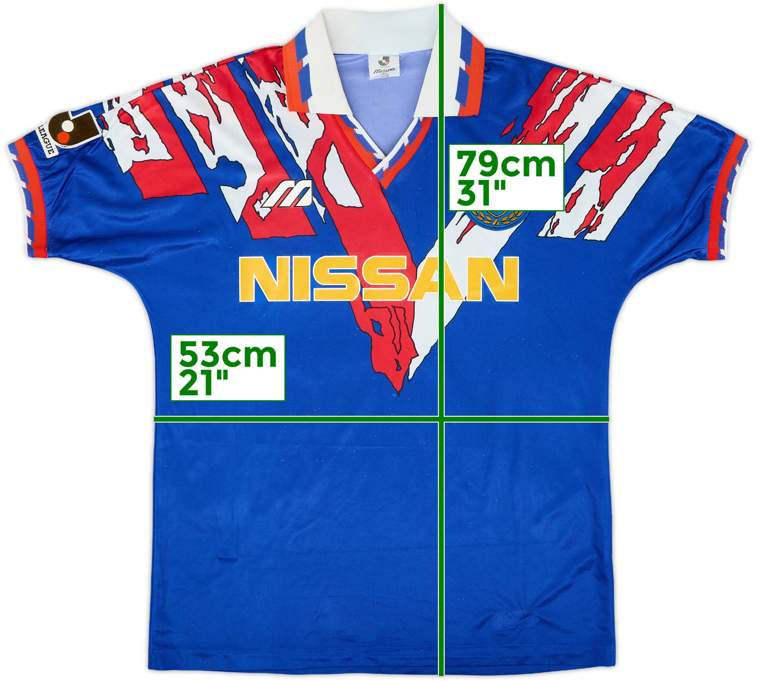 1993-94 Yokohama Marinos Home Shirt #10 - 8/10 - (L)