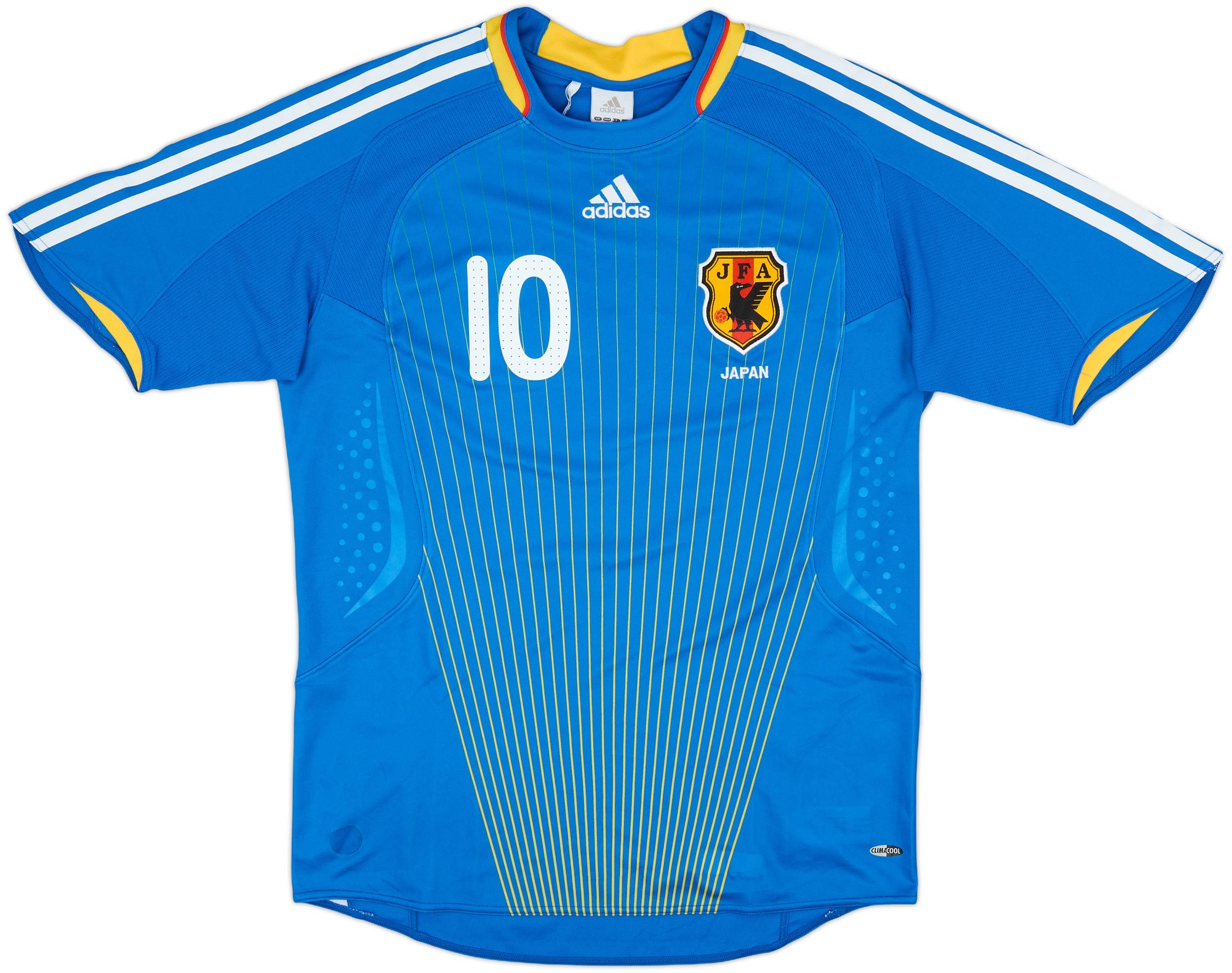 adidas サッカーシャツ NAKAMURA 10 JAPAN 2006 2008 Home Football Shirt #10 NAKAMURA Jersey