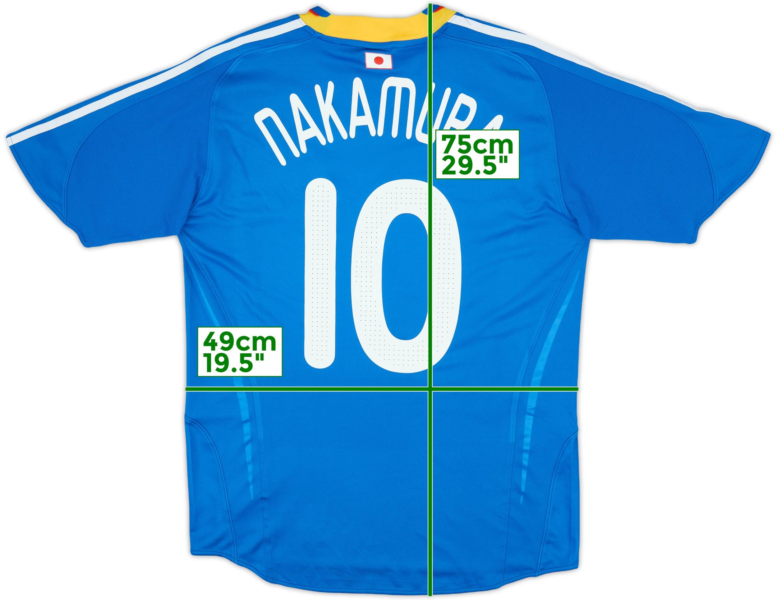 adidas サッカーシャツ NAKAMURA 10 JAPAN 2006 2008 Home Football Shirt #10 NAKAMURA Jersey