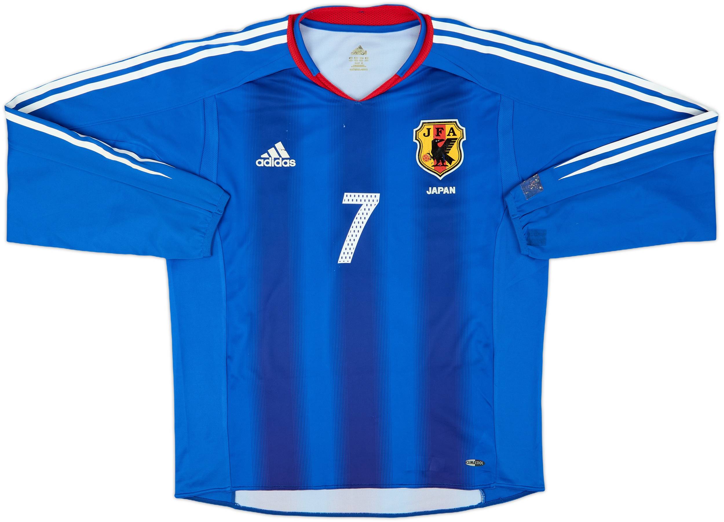 2004-06 Japan Home L/S Shirt Nakata #7 - 6/10 - (M)