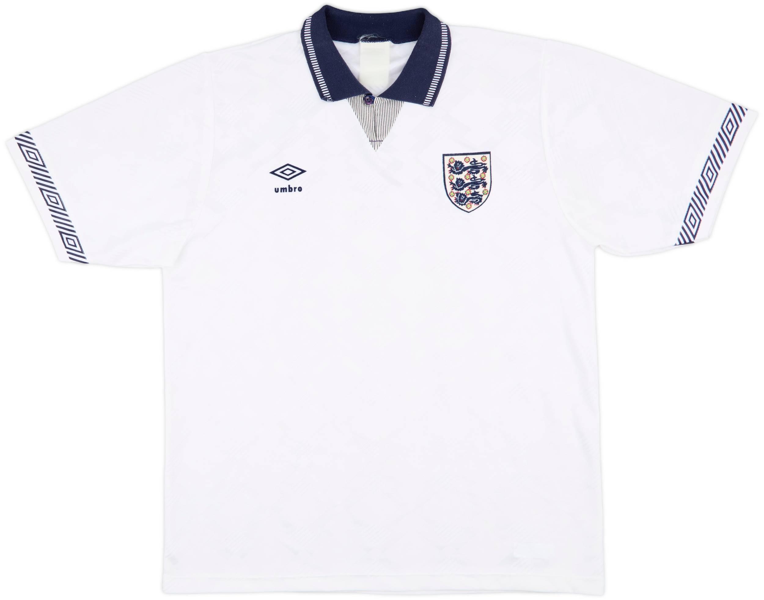 90s umbro 1990 England Football XL相当 ENGLAND 1990 1992 HOME SHIRT FOOTBALL SOCCER JERSEY UMBRO