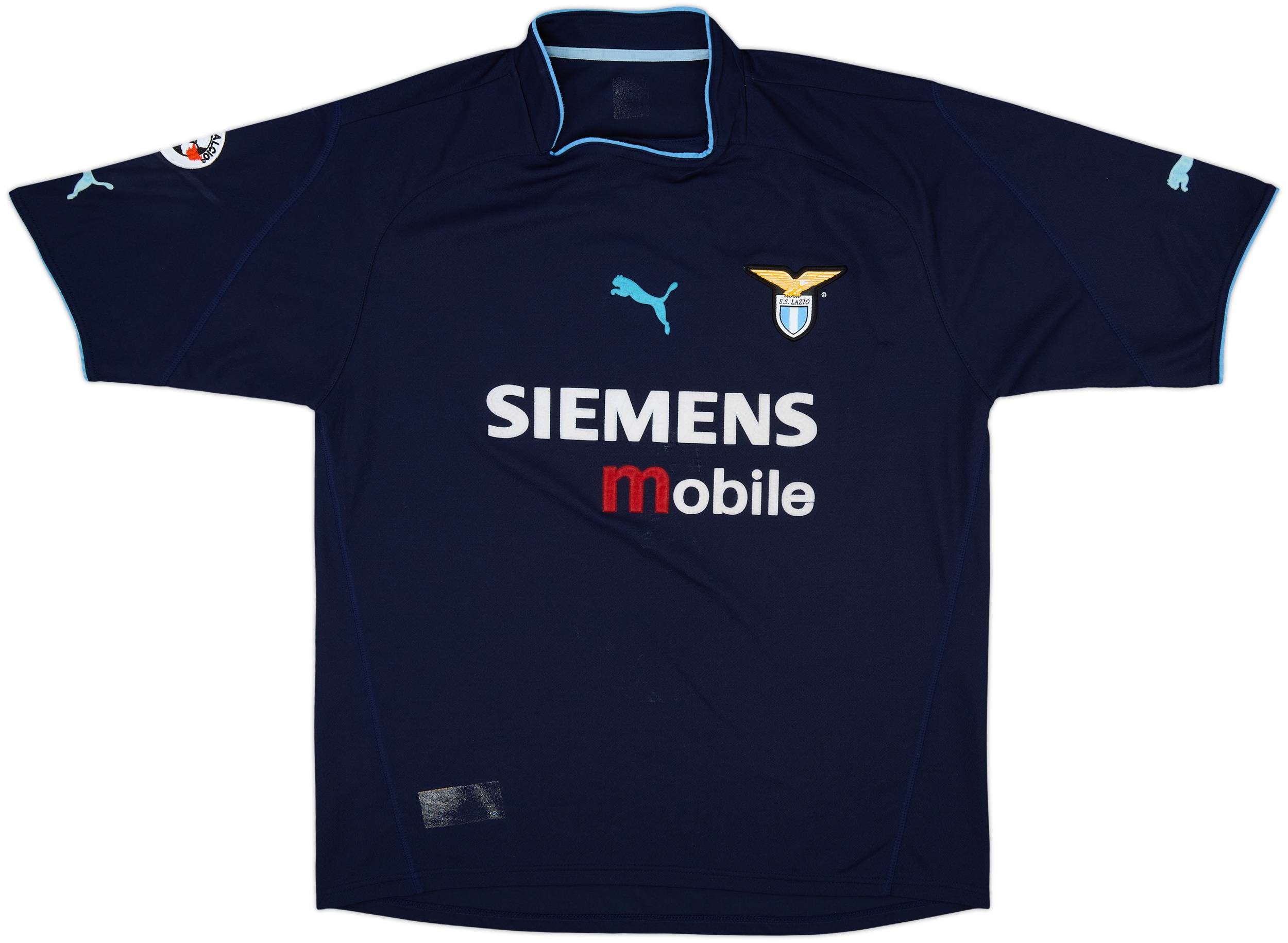 PUMA　S.S. LAZIO 02-03 AWAY NO.25 CHIESA 2002-03 Lazio Away Shirt - 7/10 - (L)