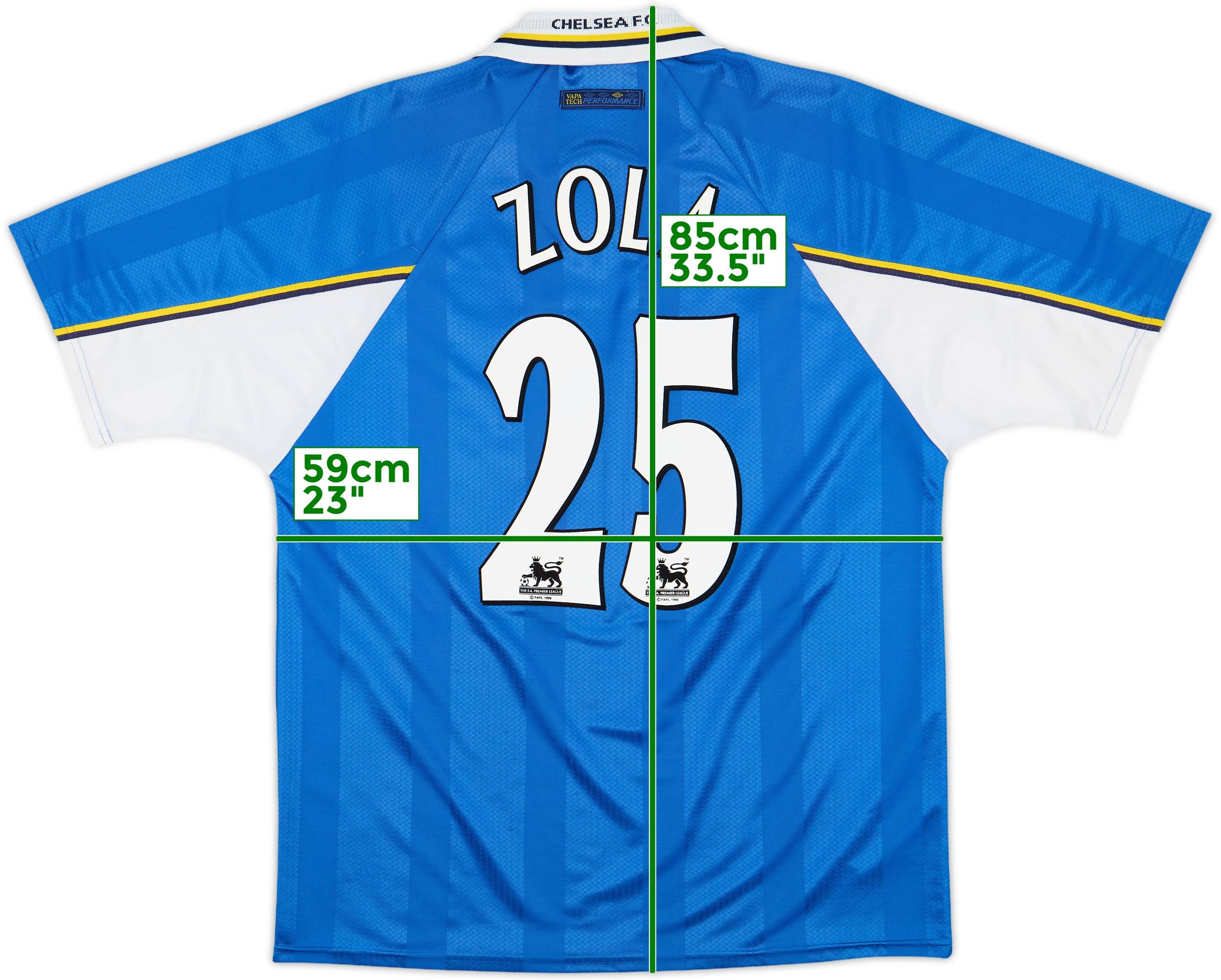 小*助様 【正規品】チェルシー 97-99 ゾラ ZOLA #25 Lサイズ ZOLA #25 L Chelsea FC 1996-98 Away Football B Shirt Jersey