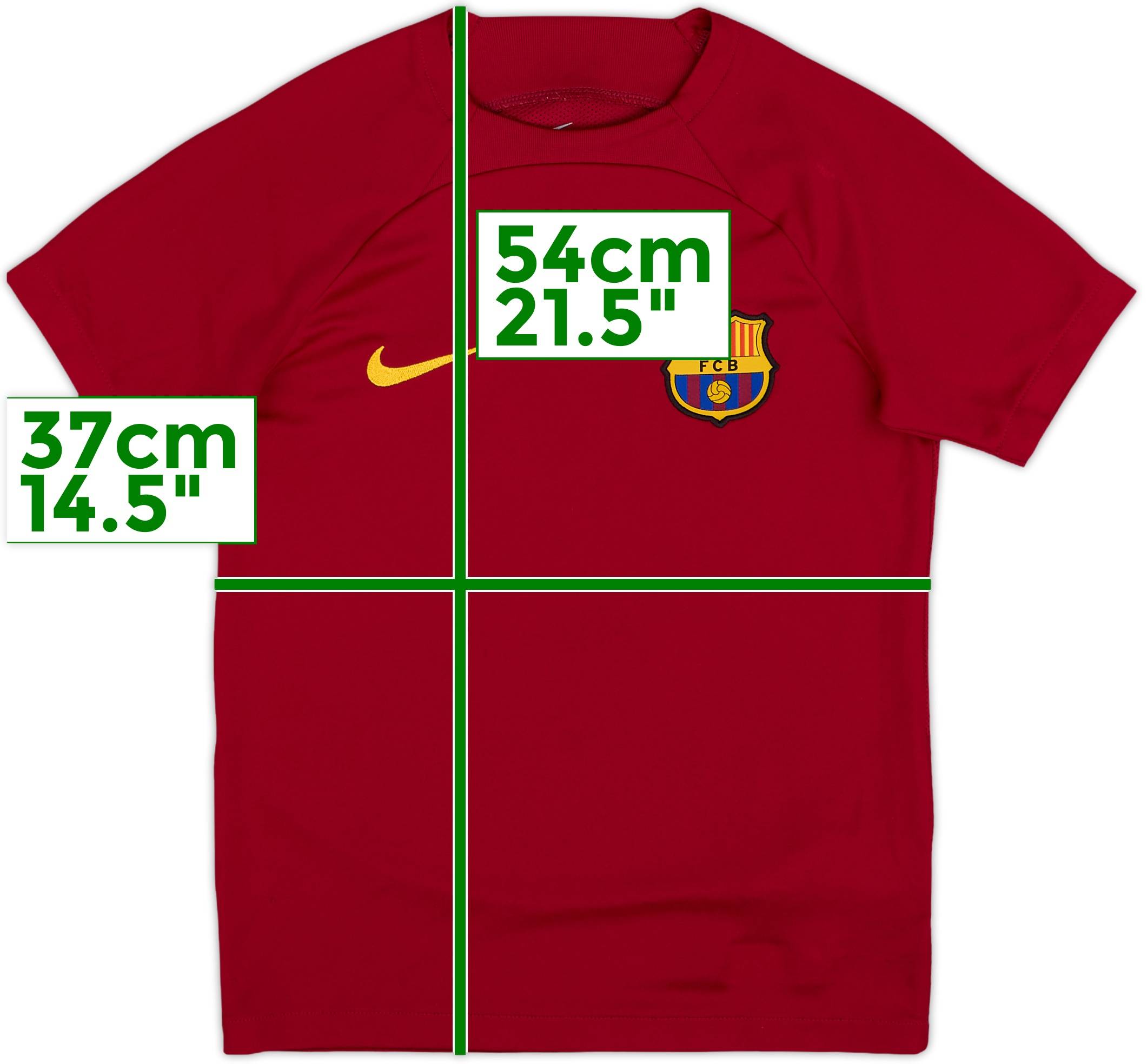 2023-24 Barcelona Nike Training Shirt - 9/10 - (S.Boys)