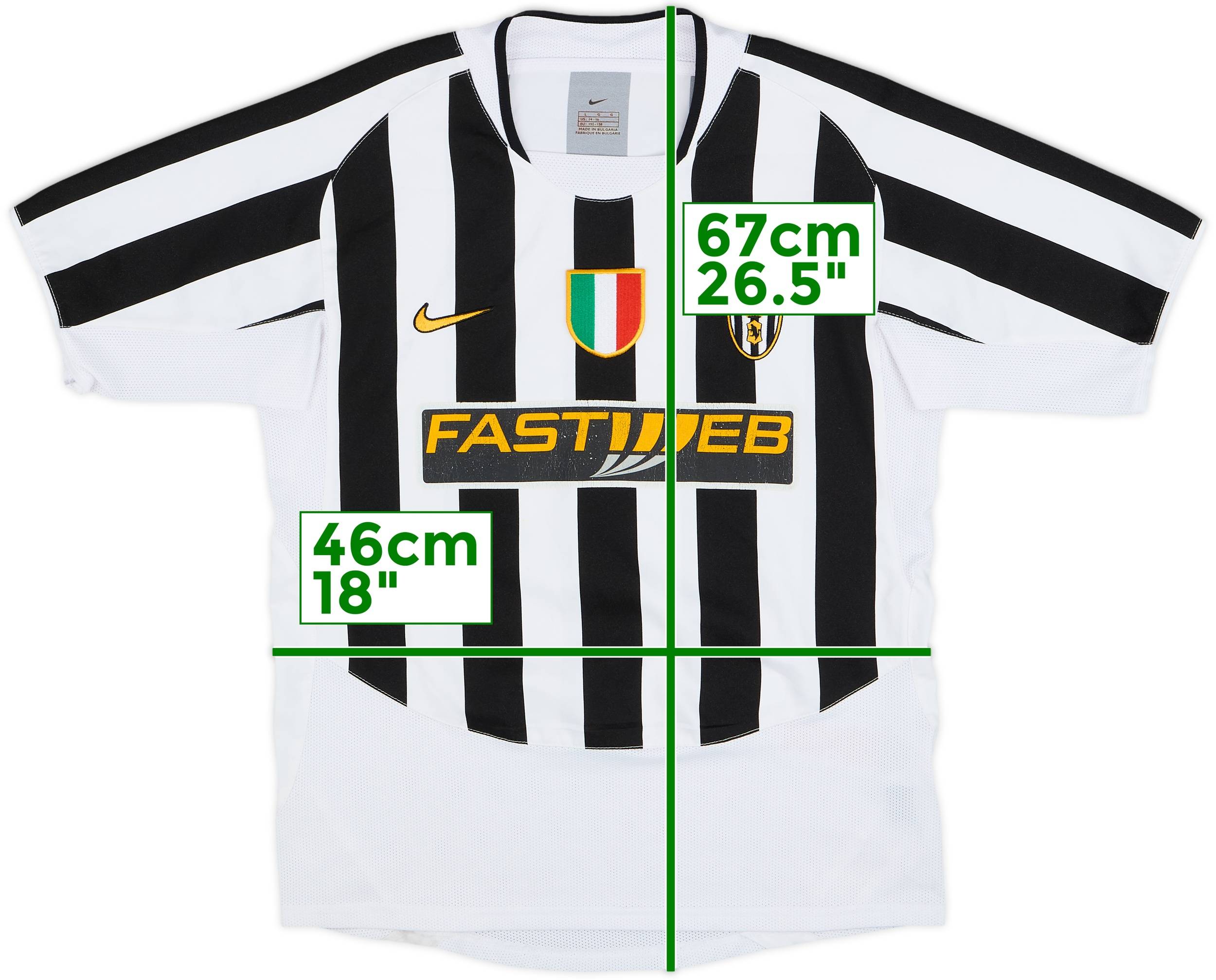 ウェア Juventus 2003 2004  Fc Juventus 2003 2004 Home Jersey Nike Shirt size M Fastweb