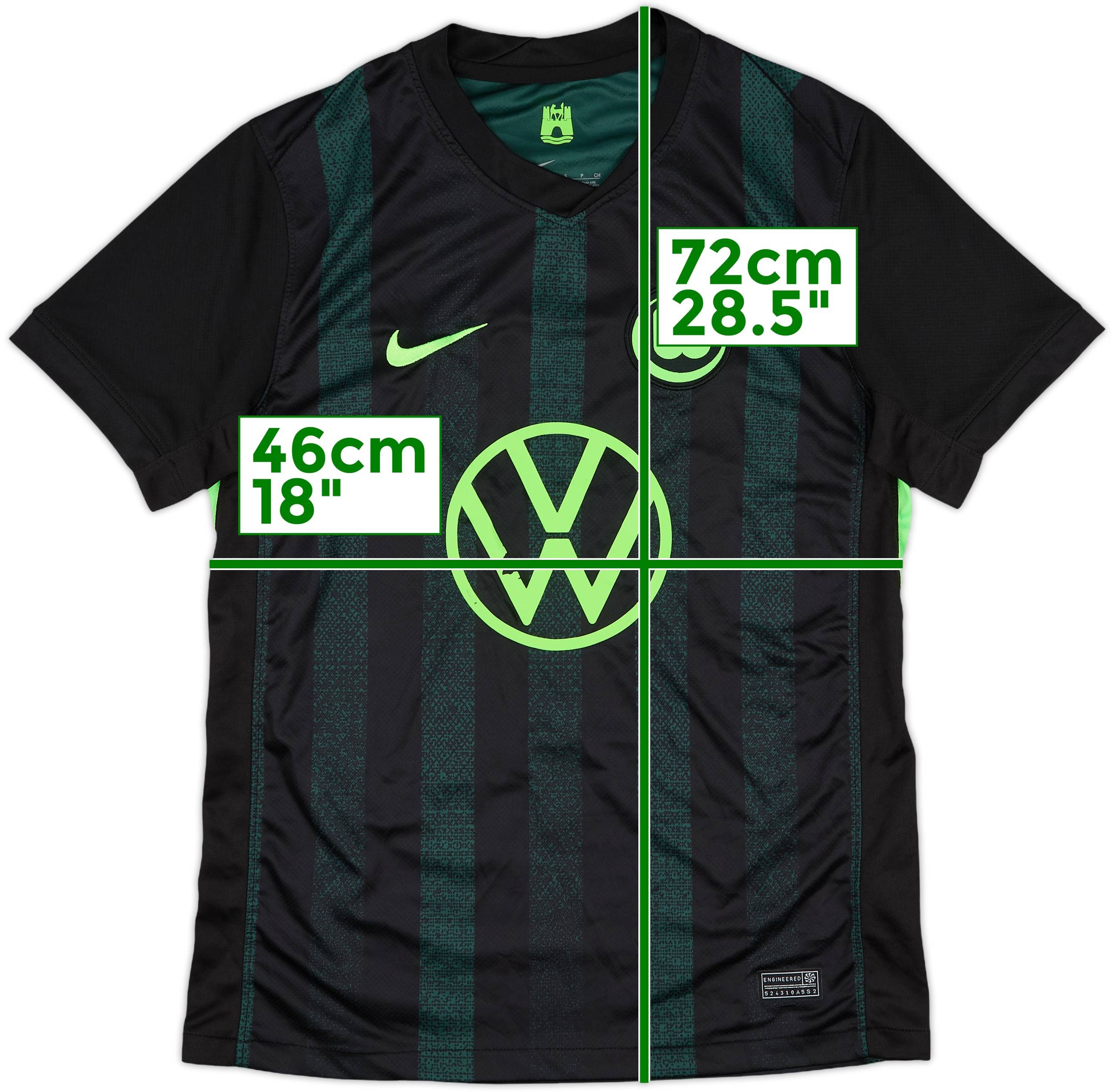 2024-25 Wolfsburg Away Shirt 5/10 (S)
