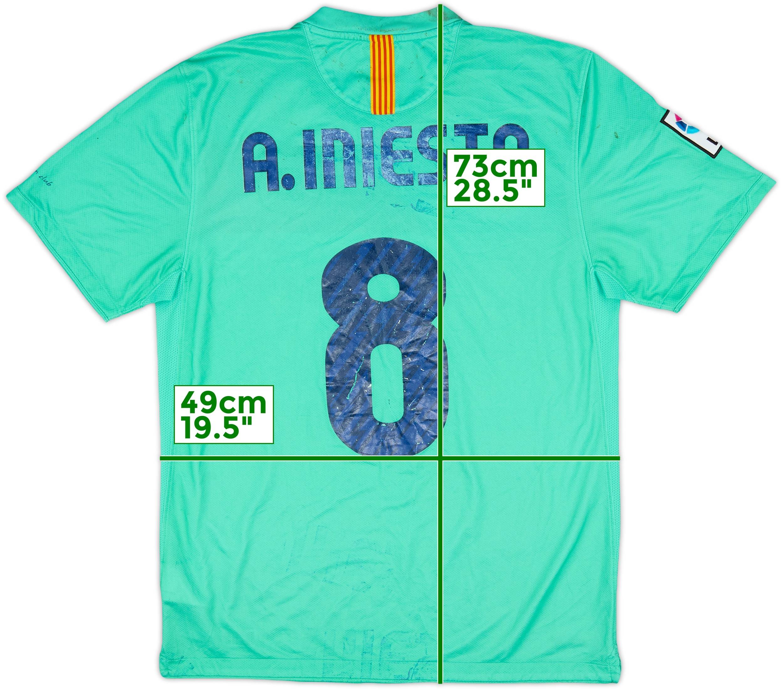 A. INIESTA 直筆サイン入りシャツ 8番 イニエスタ A. INIESTA 直筆サイン入りシャツ 8番 イニエスタ アンドレス