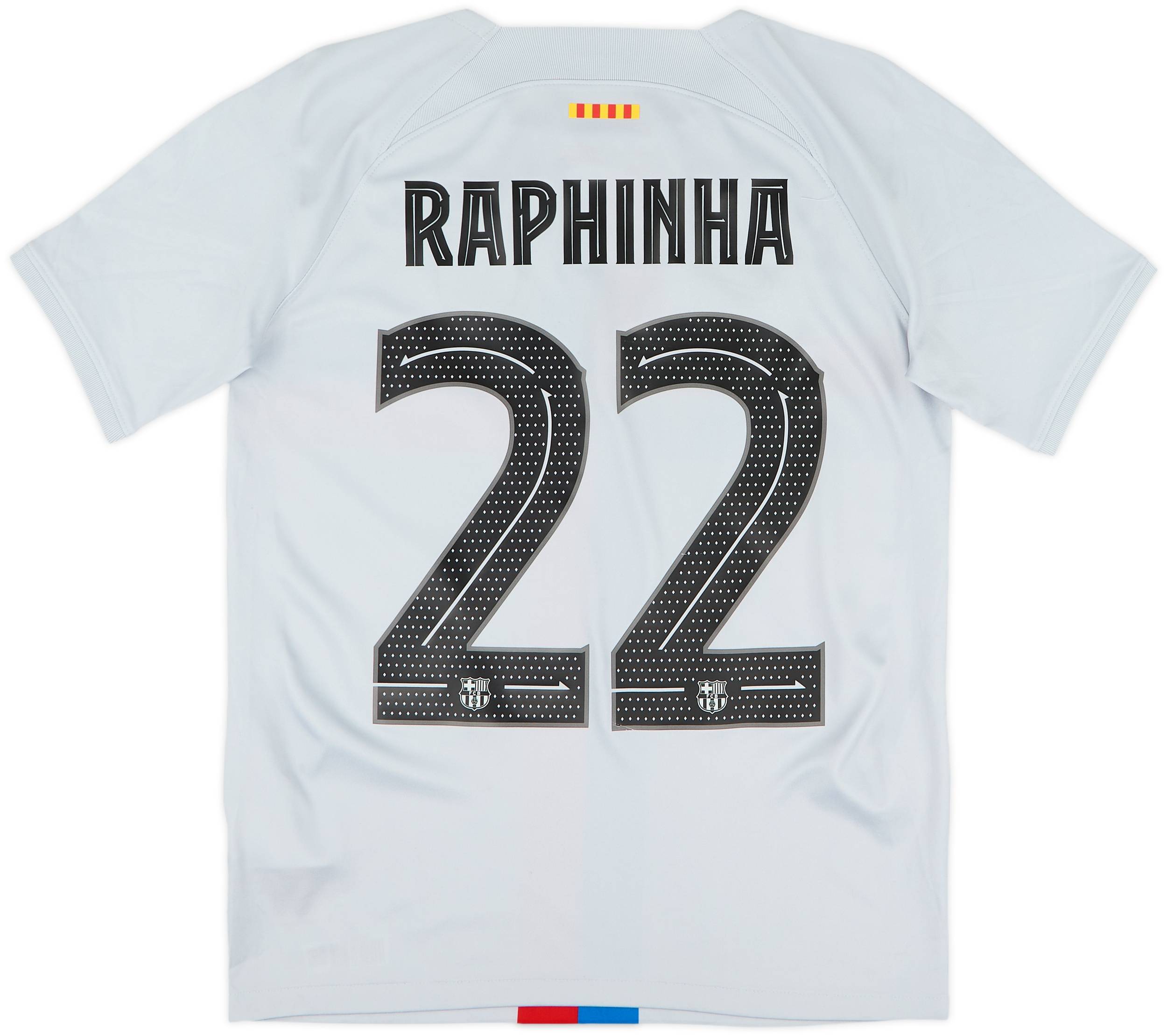 2022-23 Barcelona Third Shirt Raphinha #22 - 8/10 - (XL.Boys)