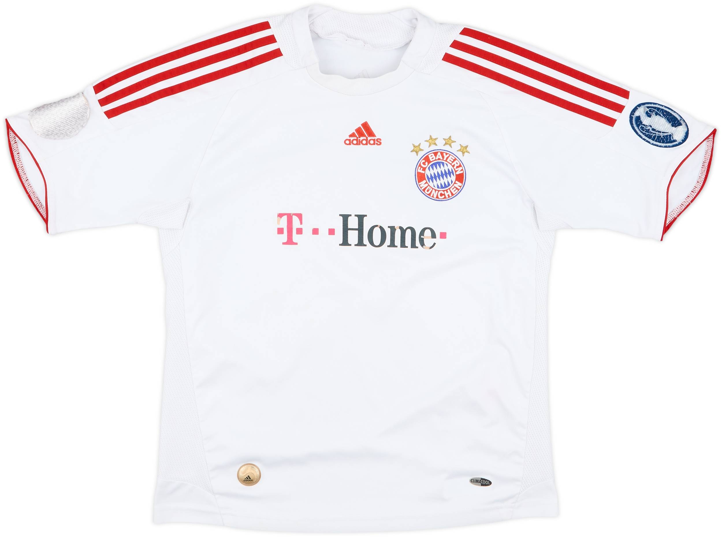 adidas Bayern Munich シャツホワイト 2008-09 Bayern Munich Third Shirt - 4/10 - (M.Boys)