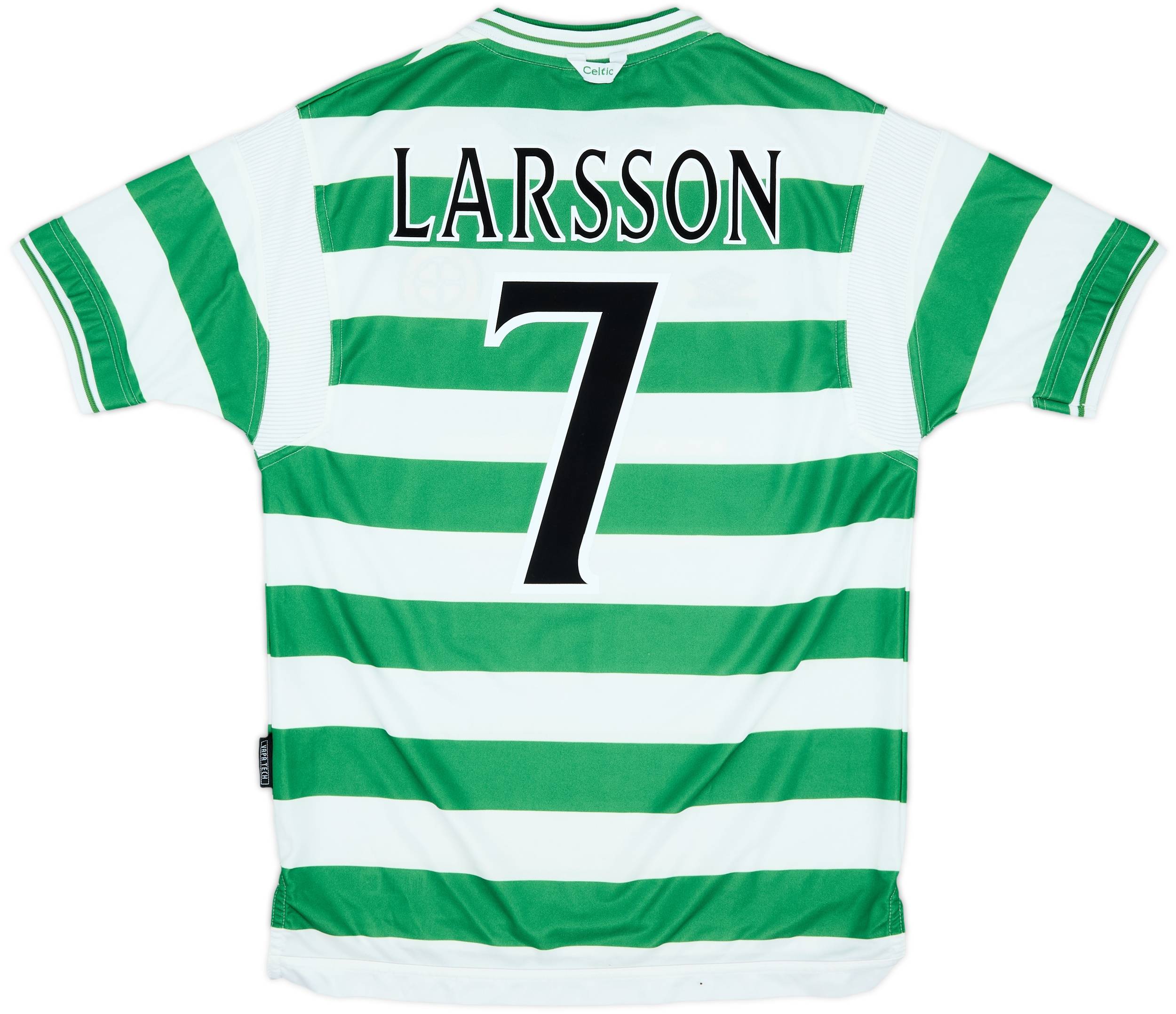 1999-01 Celtic Home Shirt Larsson #7 - 6/10 - (M)