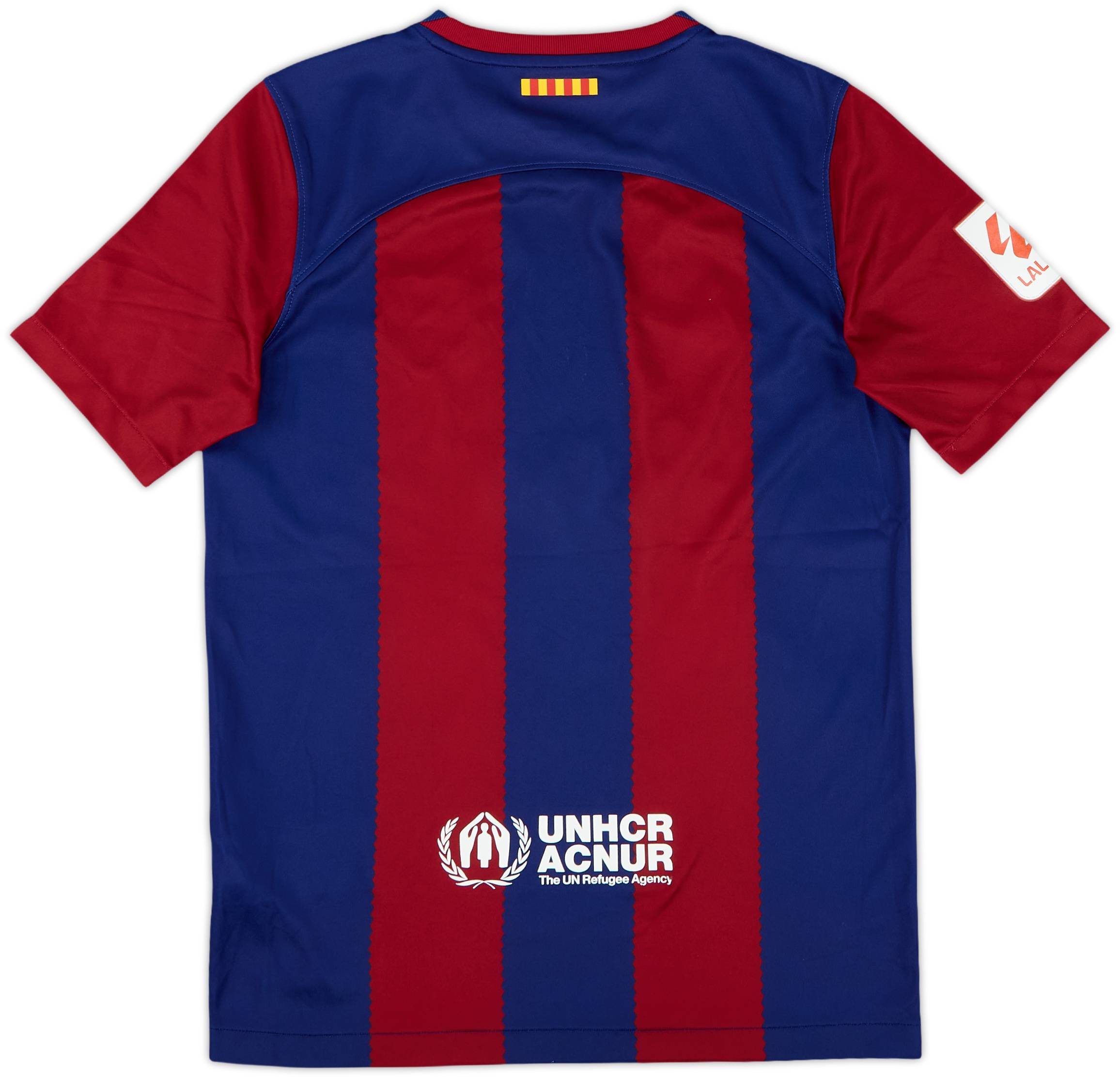 2023-24 Barcelona Home Shirt - 8/10 - (L.Boys)