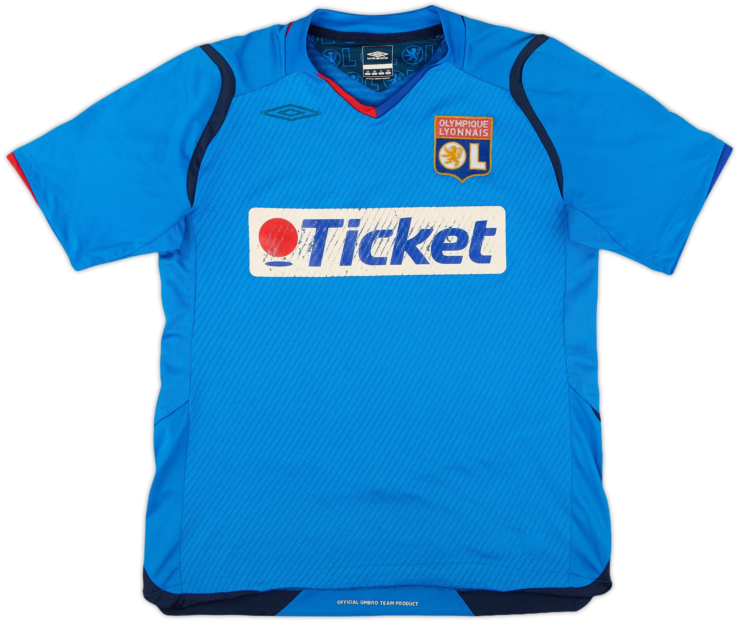 2008-09 Lyon Away Shirt - 5/10 - (L.Boys)
