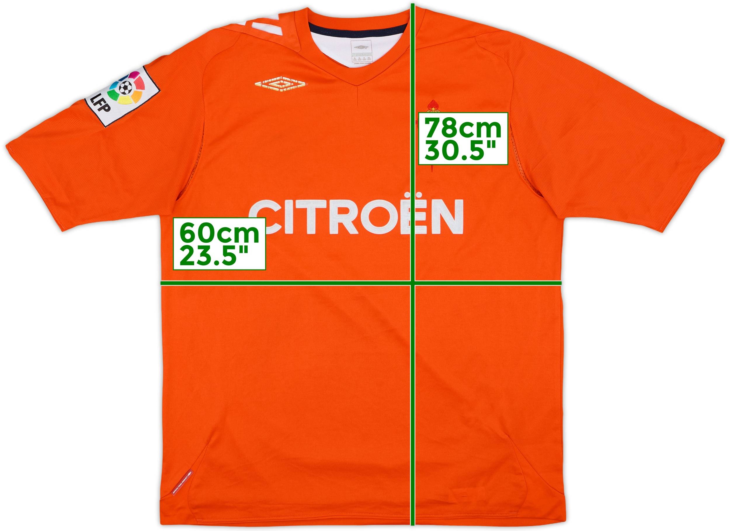 Camiseta de visitante del Celta Vigo 2007-09 - 5/10 - (XL)