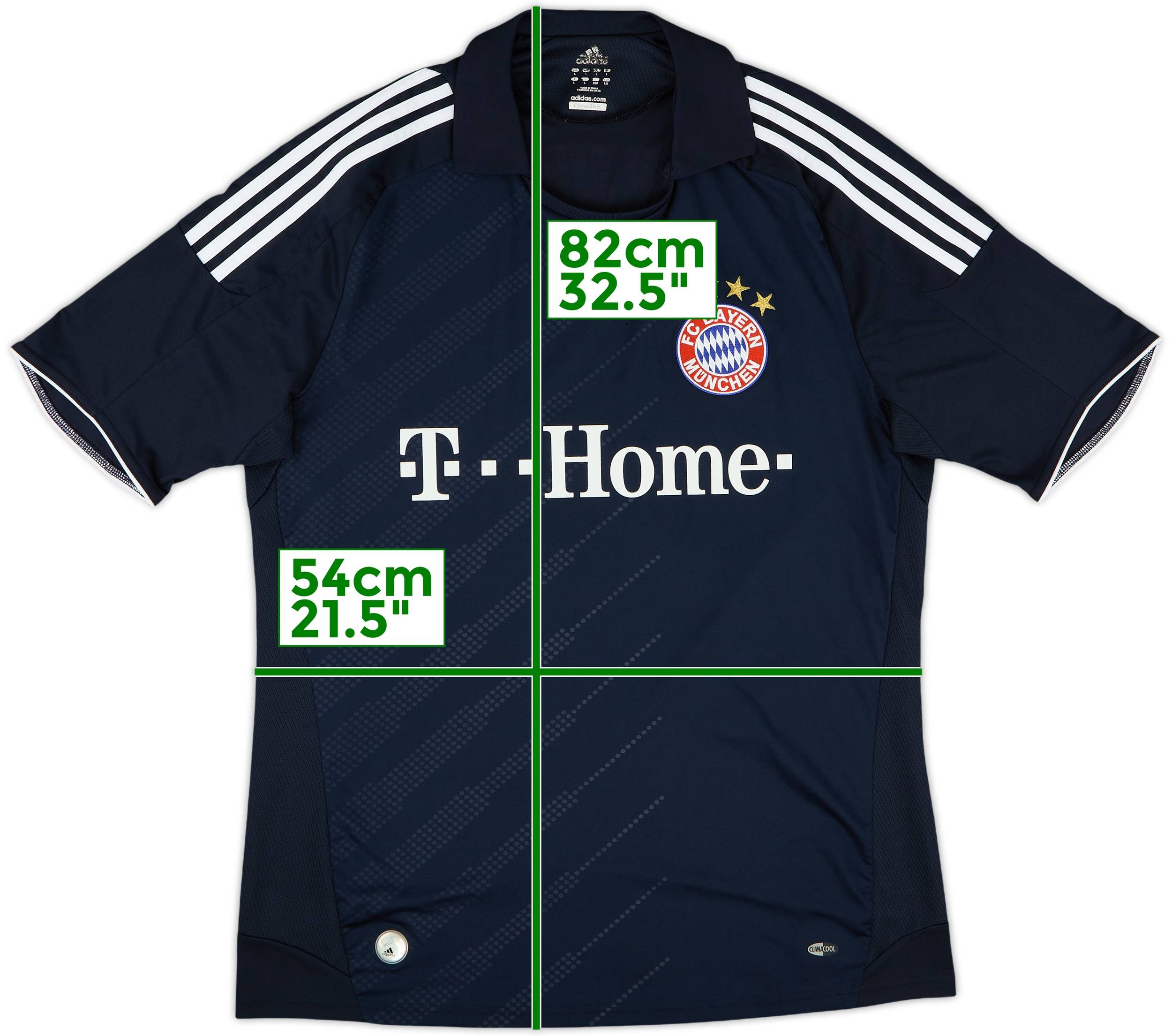 08-09 FC Bayern München adidas サッカーシャツ S Luca Toni #9 Jersey Bayern Munchen 2008-09 Football Shirt