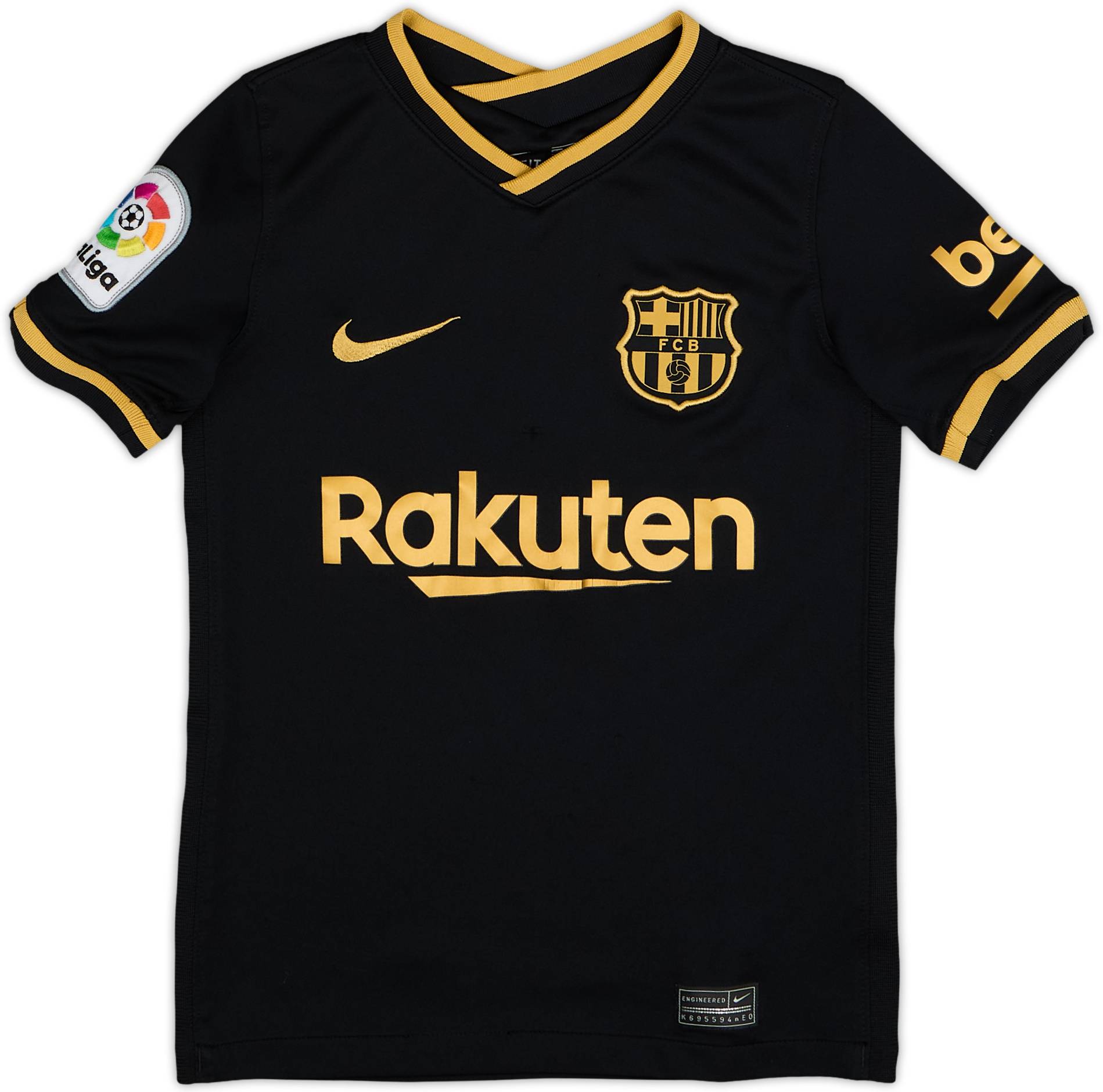 2020-21 Barcelona Away Shirt 7/10 (5-6 Years)