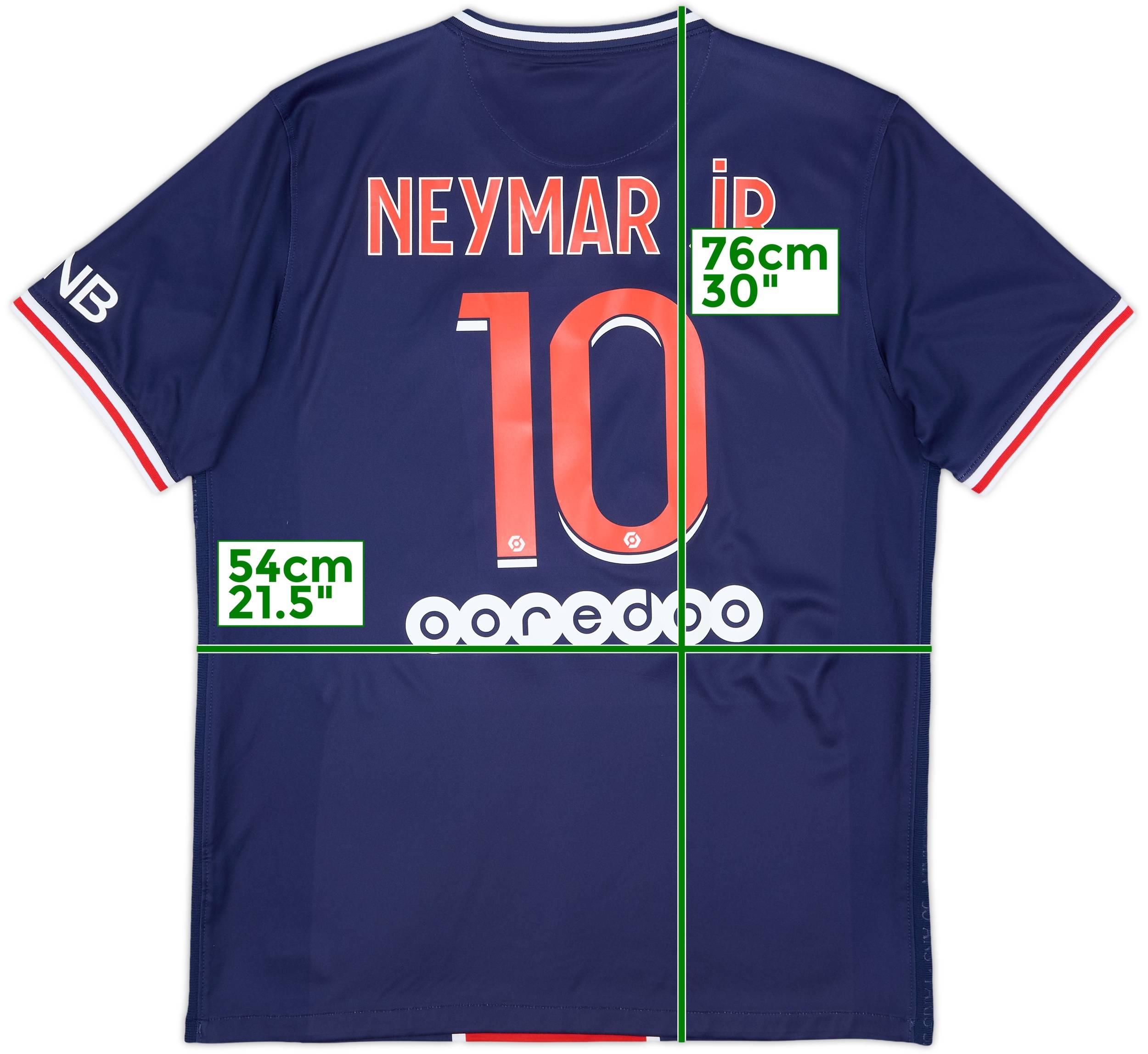 2020-21 Paris Saint-Germain Home Shirt NeymarJr #10 9/10 (L)