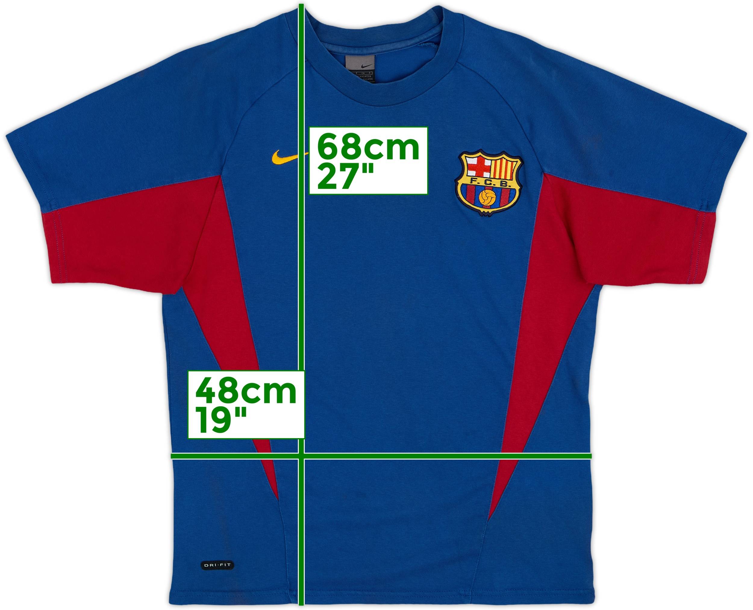2003-04 Barcelona Nike Training Shirt - 7/10 - (S)