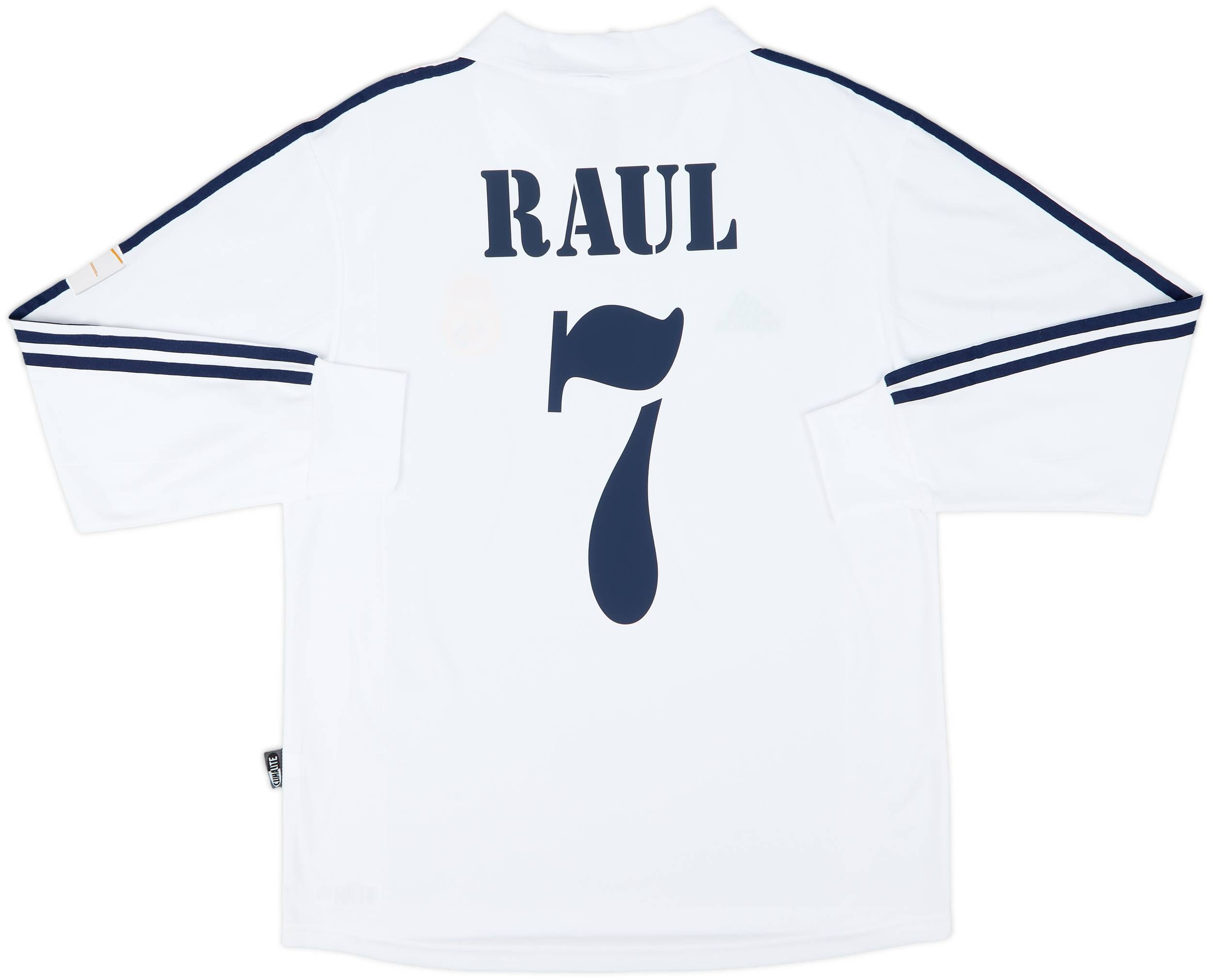 【正規品】adidas Real Madrid シャツ ホワイト 7 RAUL Real Madrid 2003-2004 Home Jersey #7 Raul Gonzalez Adidas M