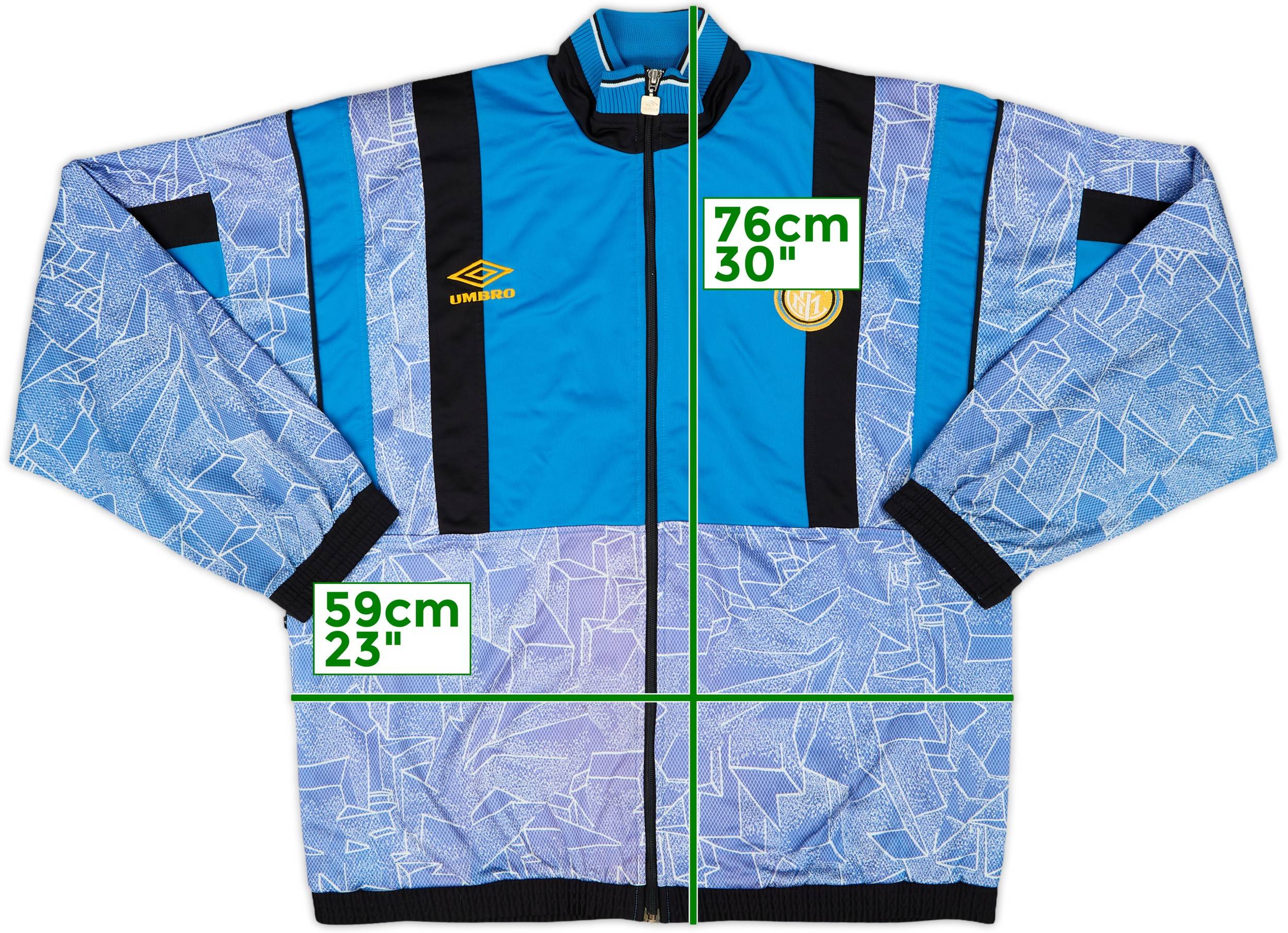 正規97-98Umbro Inter training track top】 正規97-98Umbro Inter