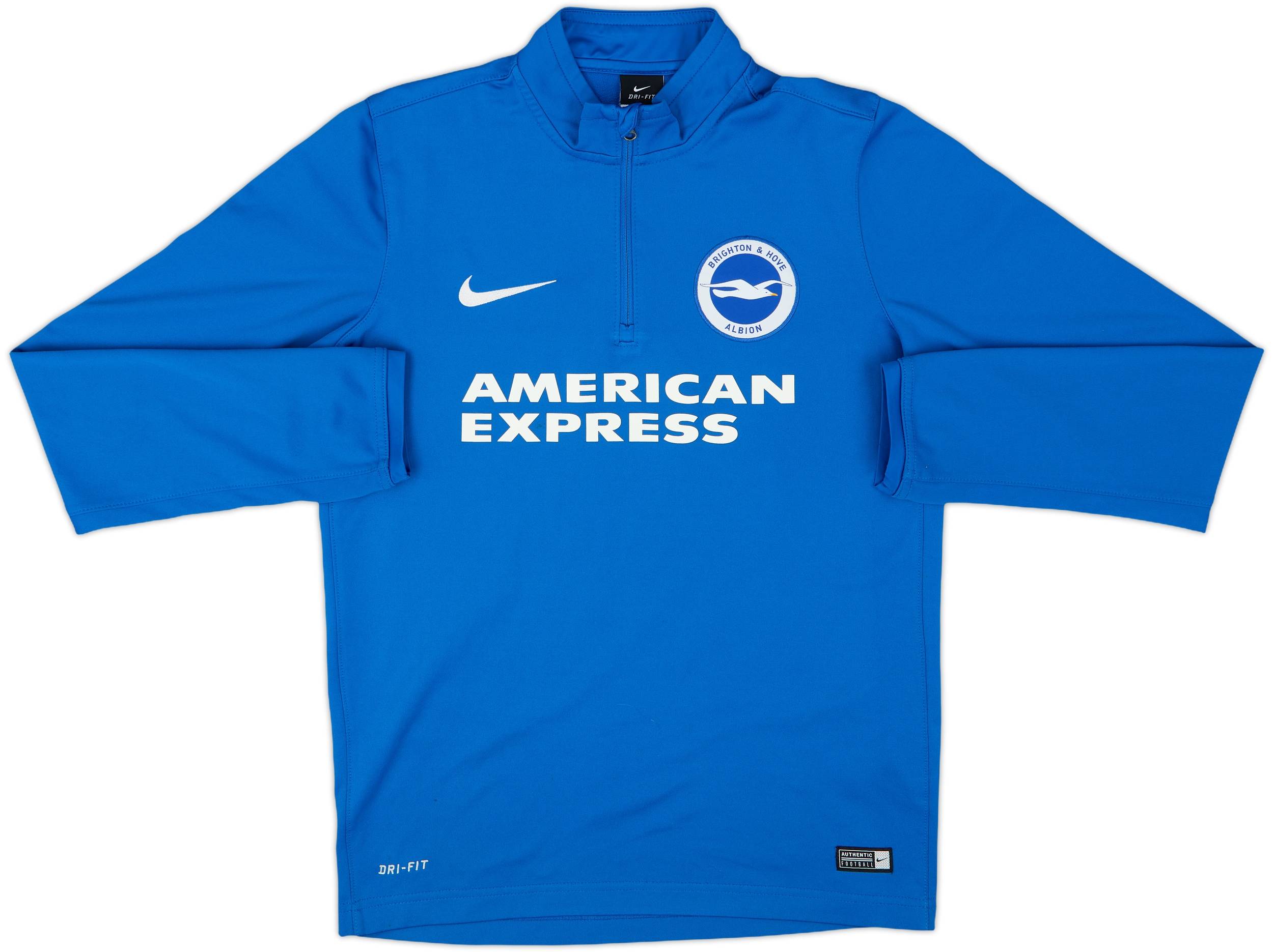 2016-17 Brighton Nike 1/4 Zip Drill Top - 7/10 - (S)