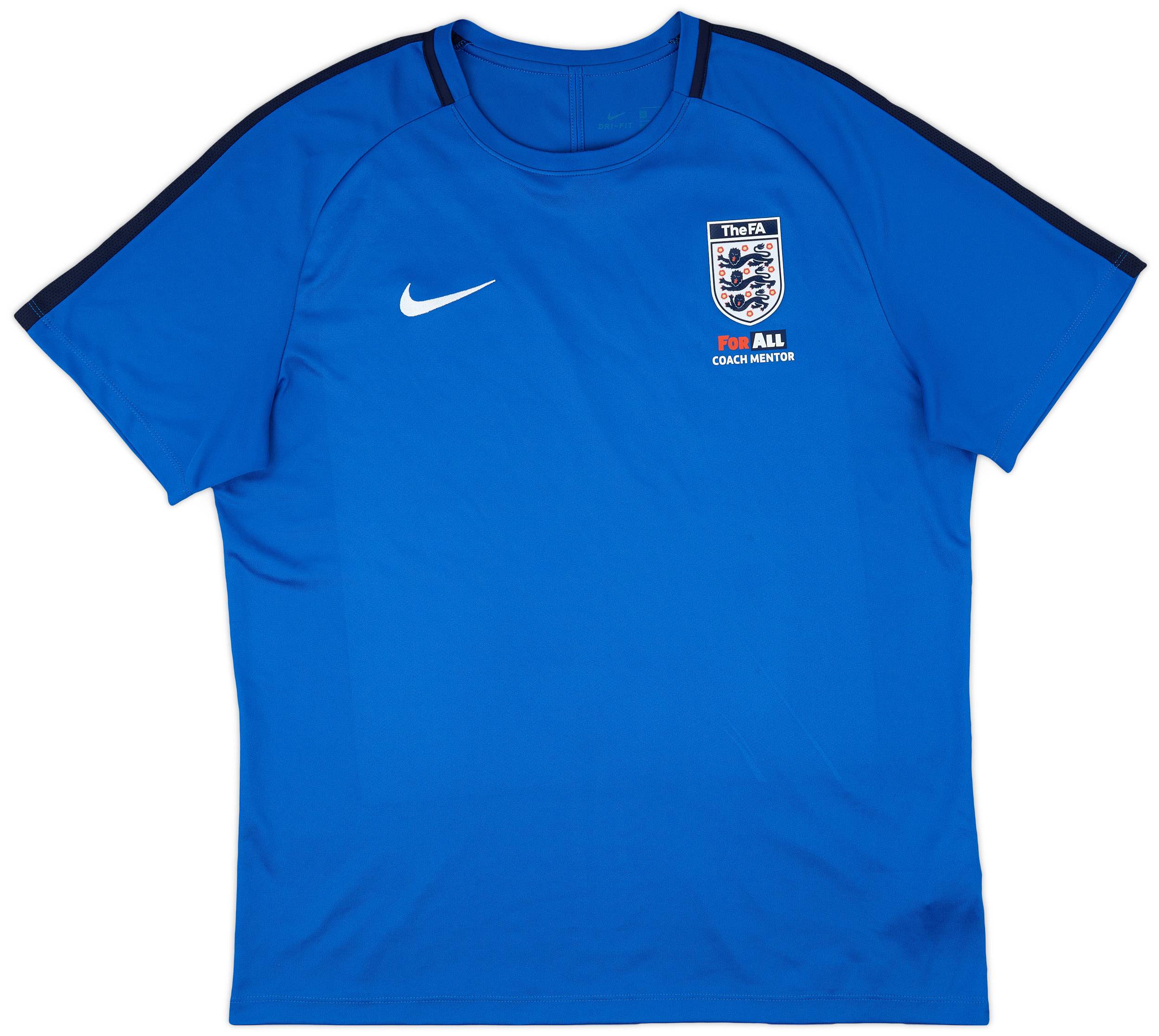 2018-19 England Nike FA Coach Mentor Training Shirt - 9/10 - (XL)