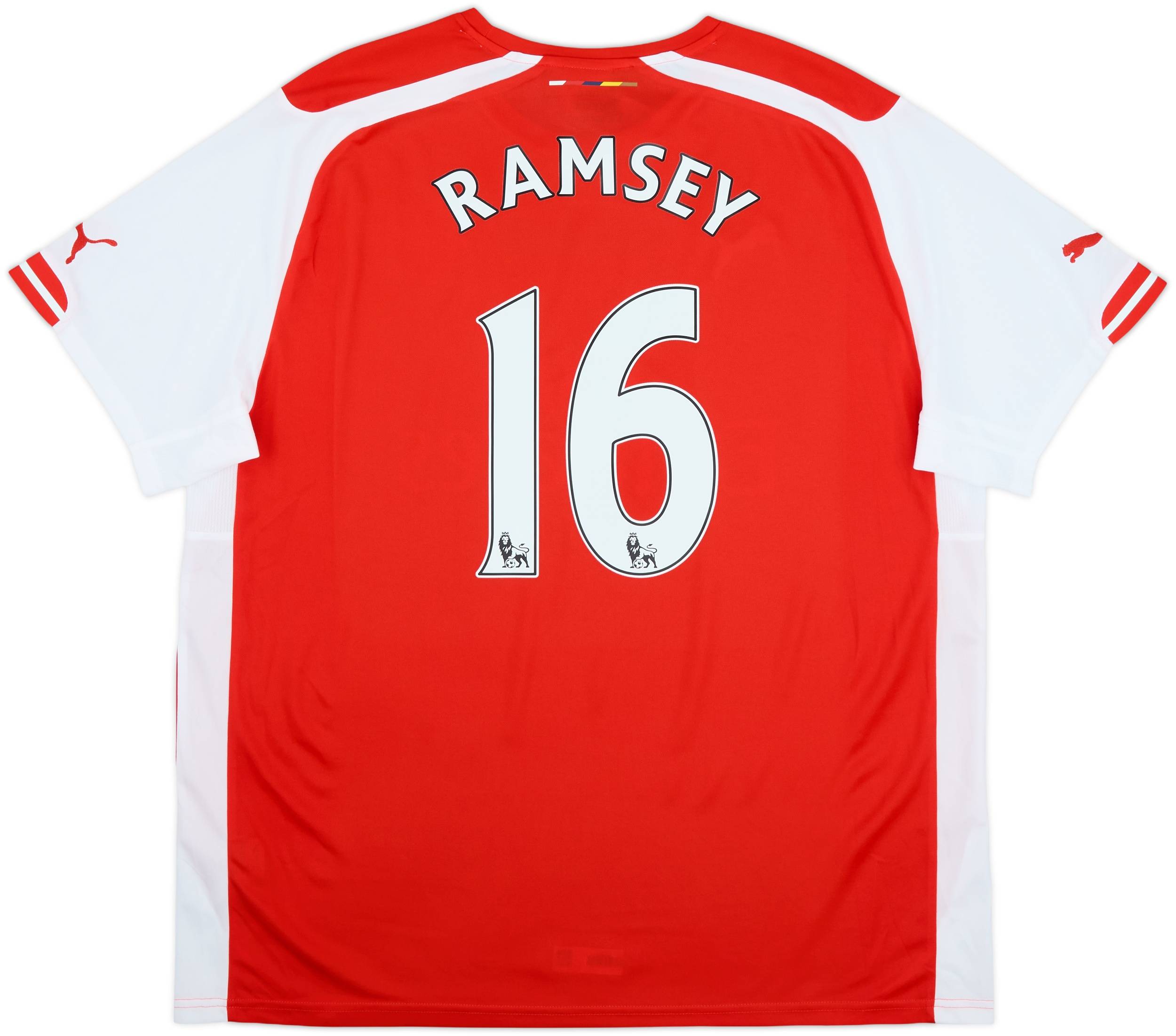 2014-15 Arsenal Home Shirt Ramsey #16 (XXL)