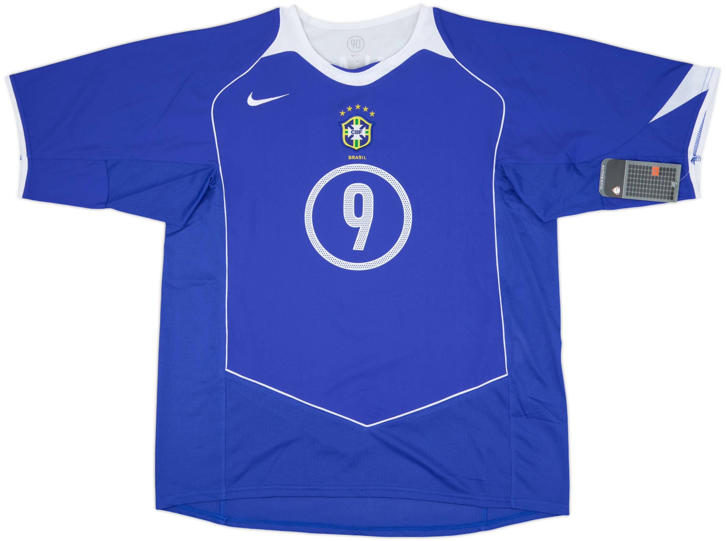 2004-06 Brazil Away Shirt Ronaldo #9 (XL)