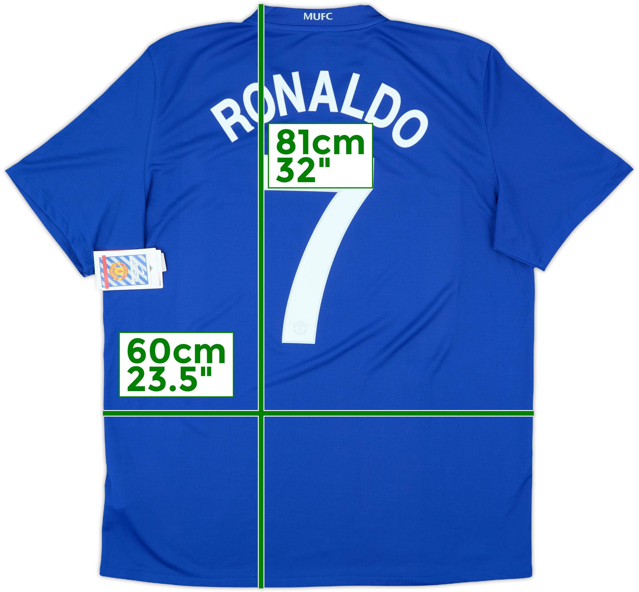 2008-09 Manchester United Third Shirt Ronaldo #7 (XL)