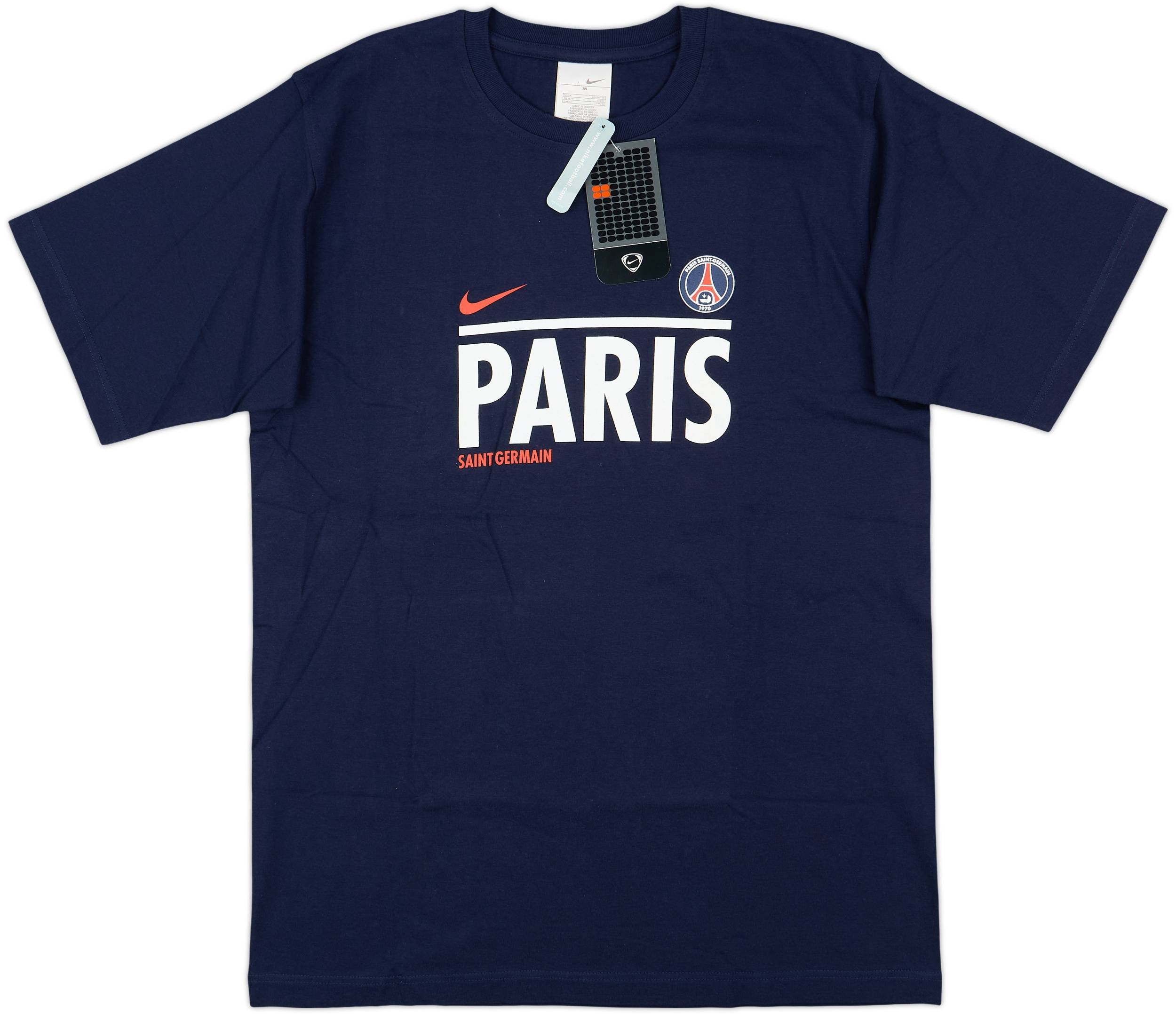 【NIKE】Paris Saint-Germain Men's Graphic T-Shirt Nike Men's Paris Saint-Germain Blue Graph T-Shirt | Dick's