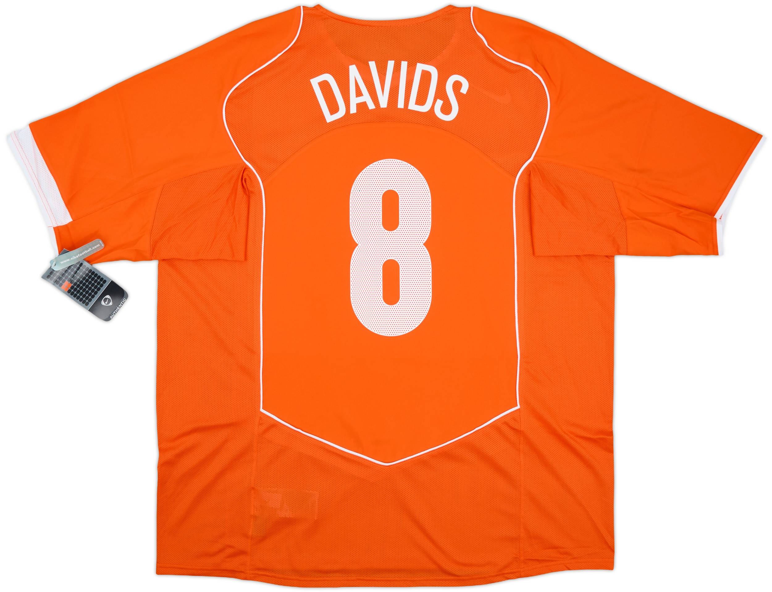 Edgar Steven Davidsユニフォーム 2004-06 Netherlands Home Shirt Davids #8 (XXL)