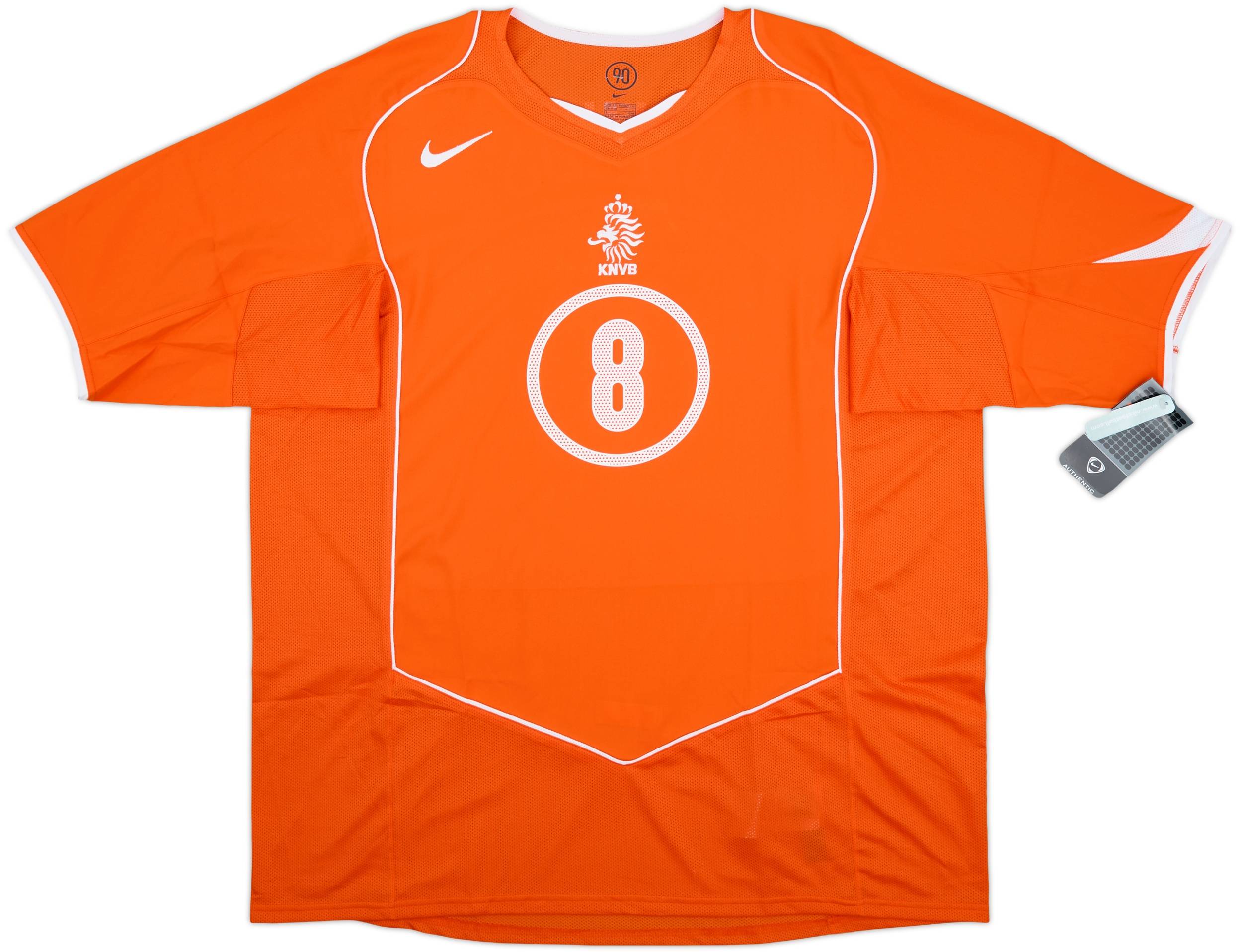 2004-06 Netherlands Home Shirt Davids #8 (XXL)