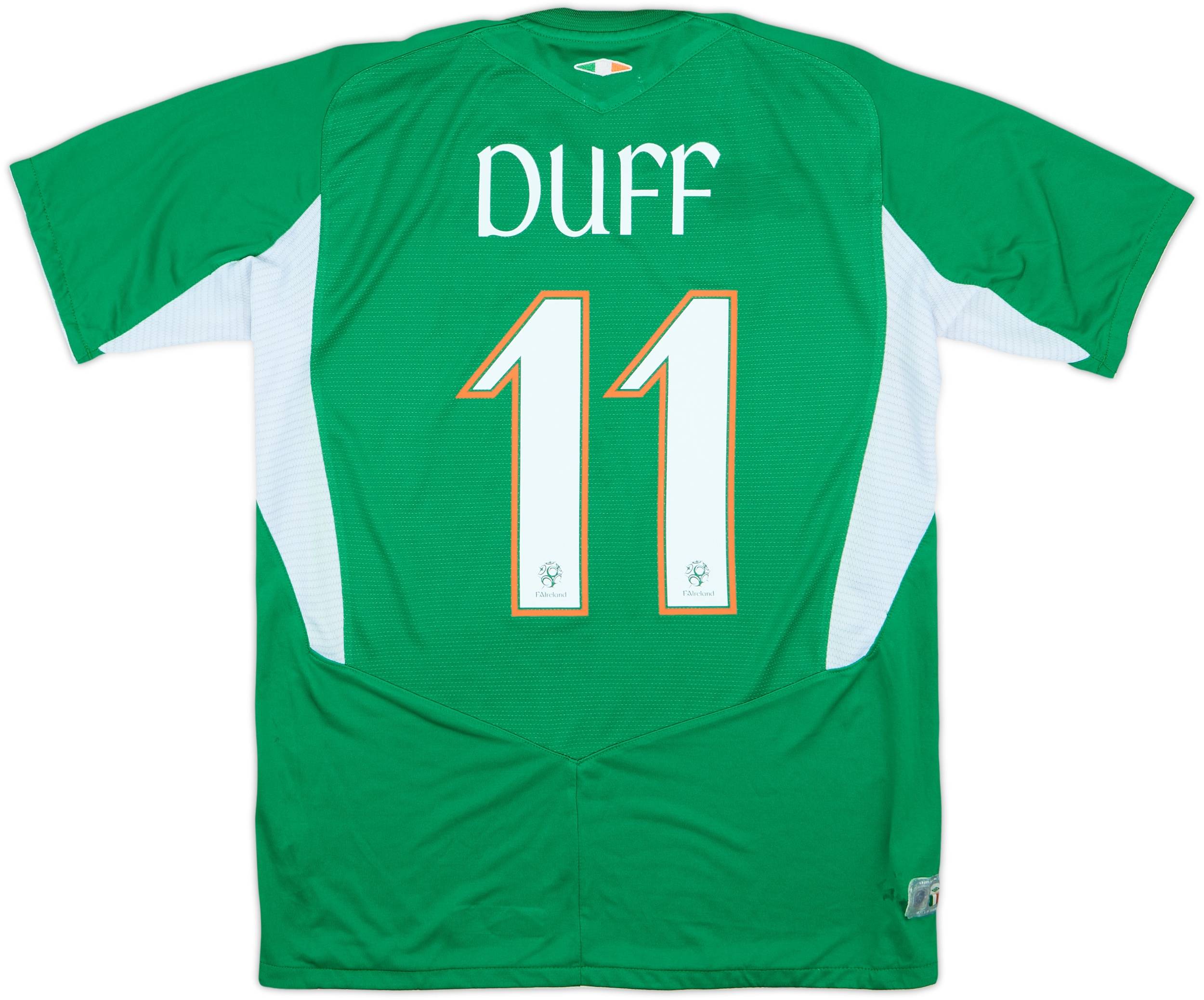 2004-06 Ireland Home Shirt Duff #11 - 6/10 - (XL.Boys)