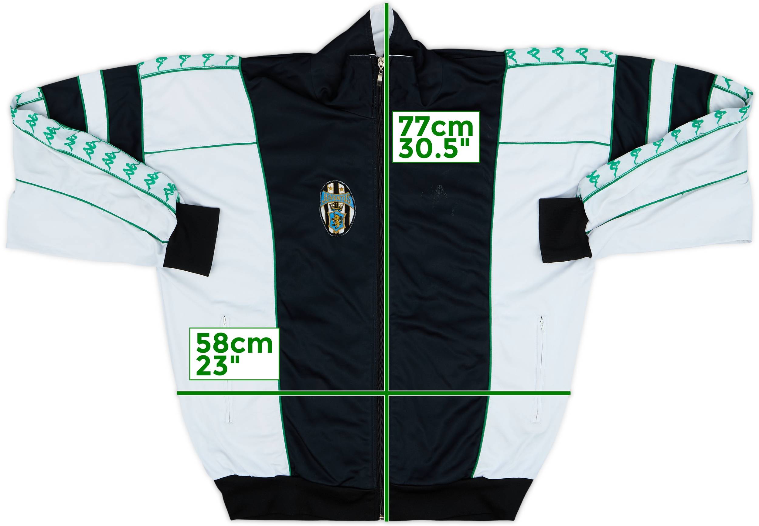 1990-91 Juventus Kappa Track Jacket - 5/10 - (XL)