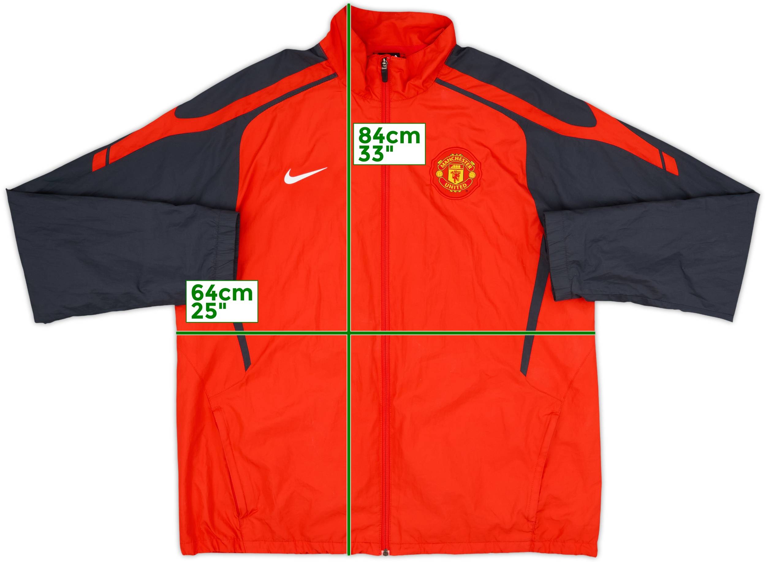 2011-12 Manchester United Nike Track Jacket - 8/10 - (XL)