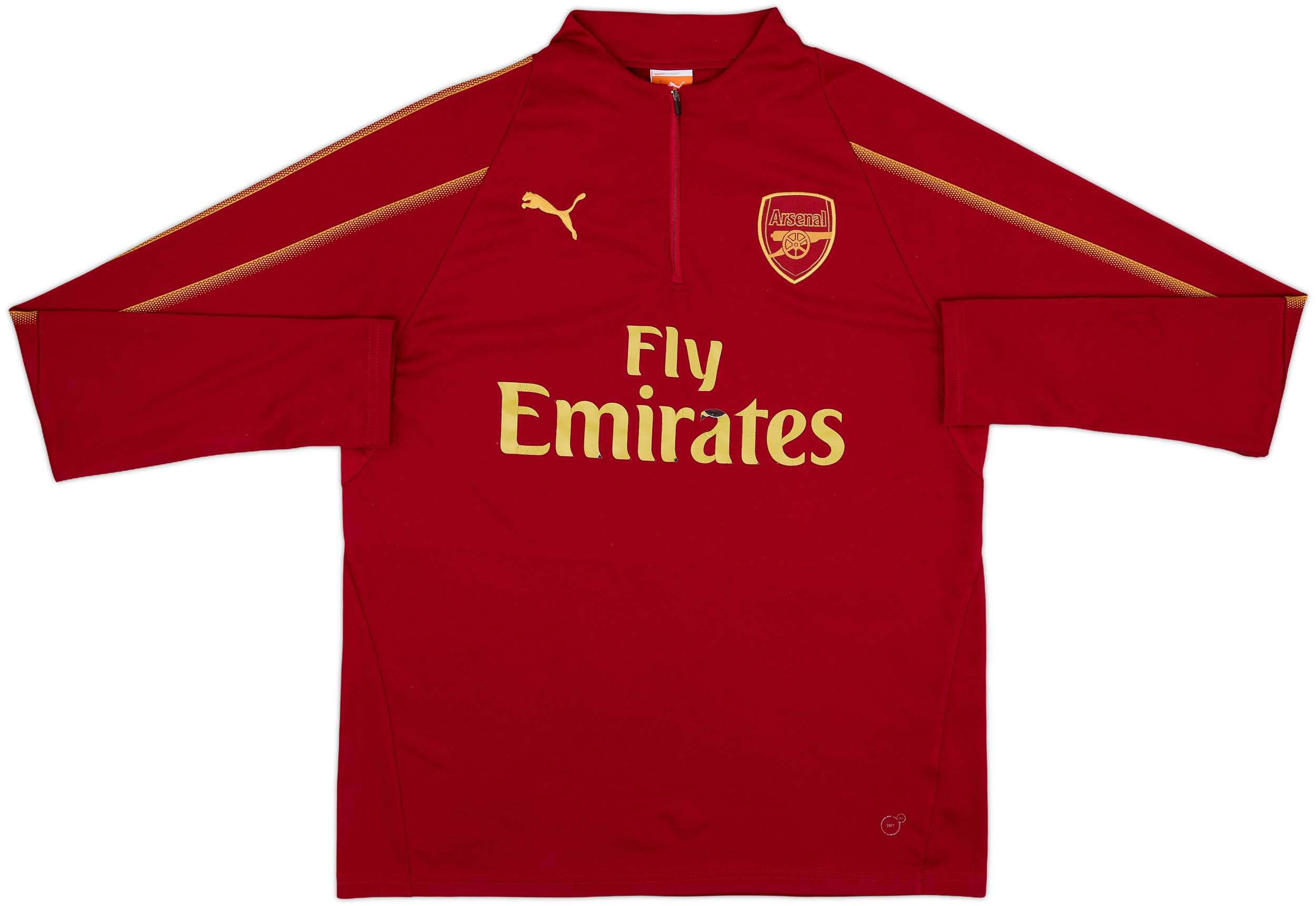 2018-19 Arsenal Puma 1/4 Zip Training Top - 5/10 - (L)