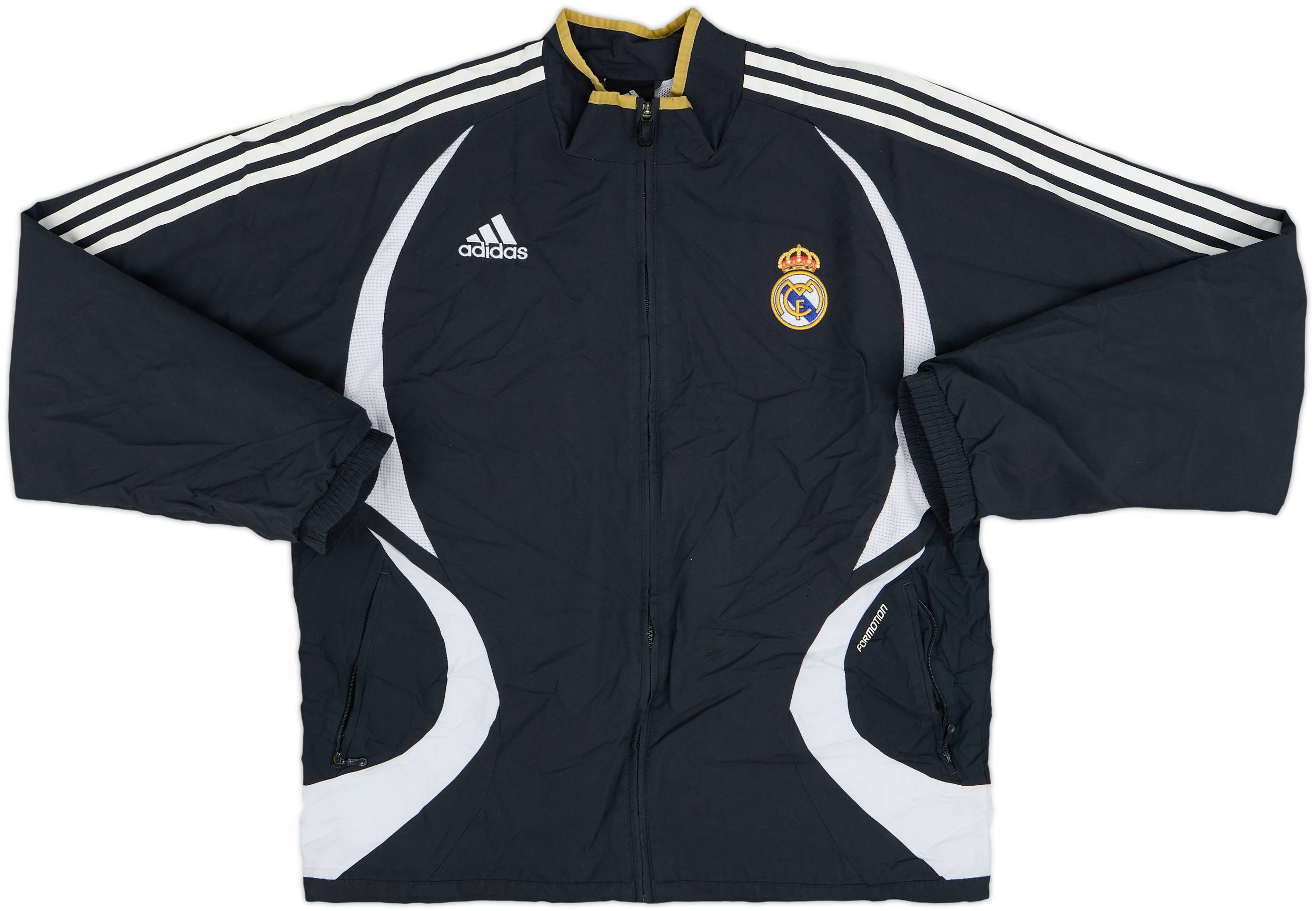 ウェア 2006-07 adidas Real Madrid track jacket 2006-07 Real Madrid adidas Track Jacket - 6/10 - (L)