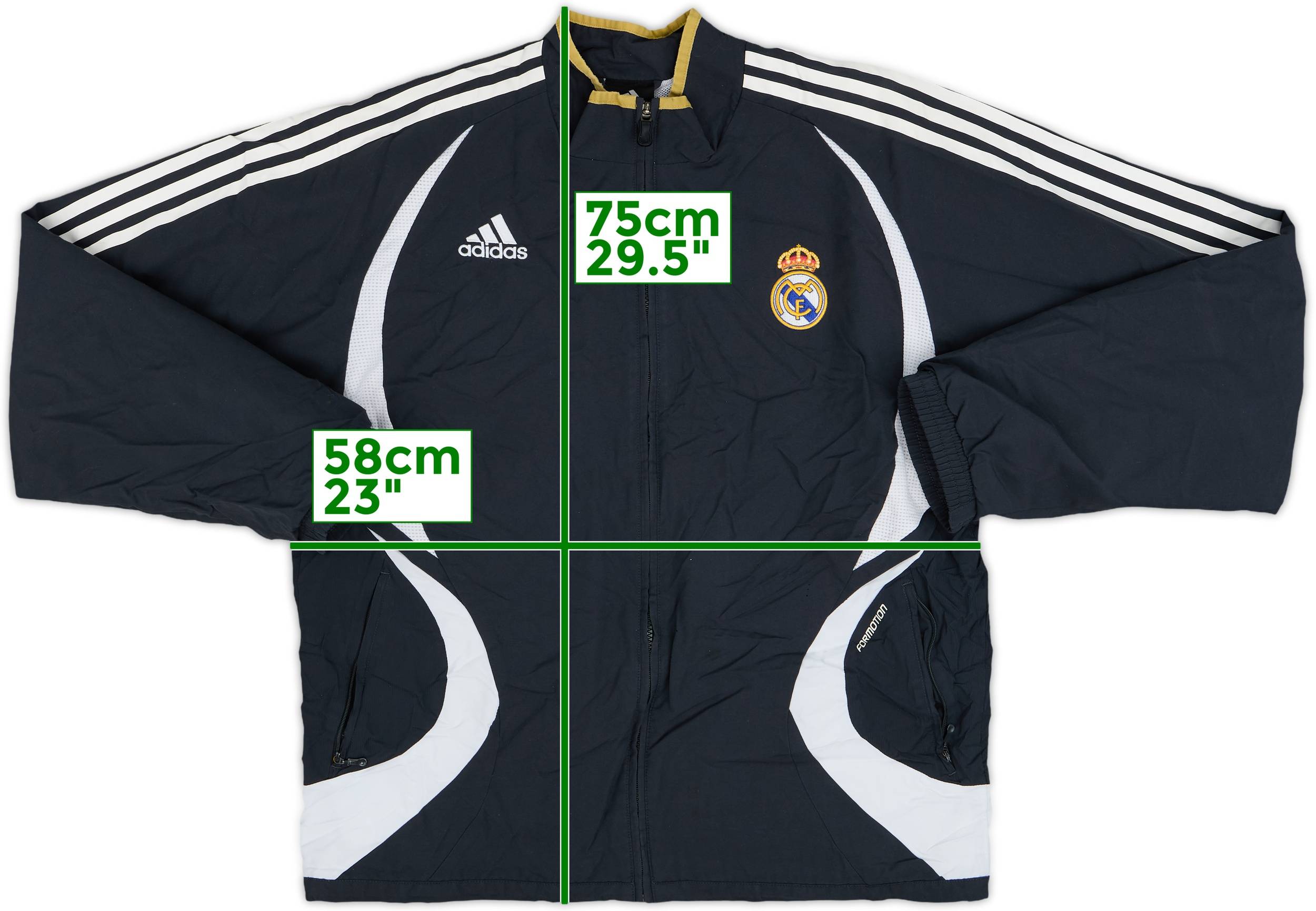 2006-07 Real Madrid adidas Track Jacket - 6/10 - (L)